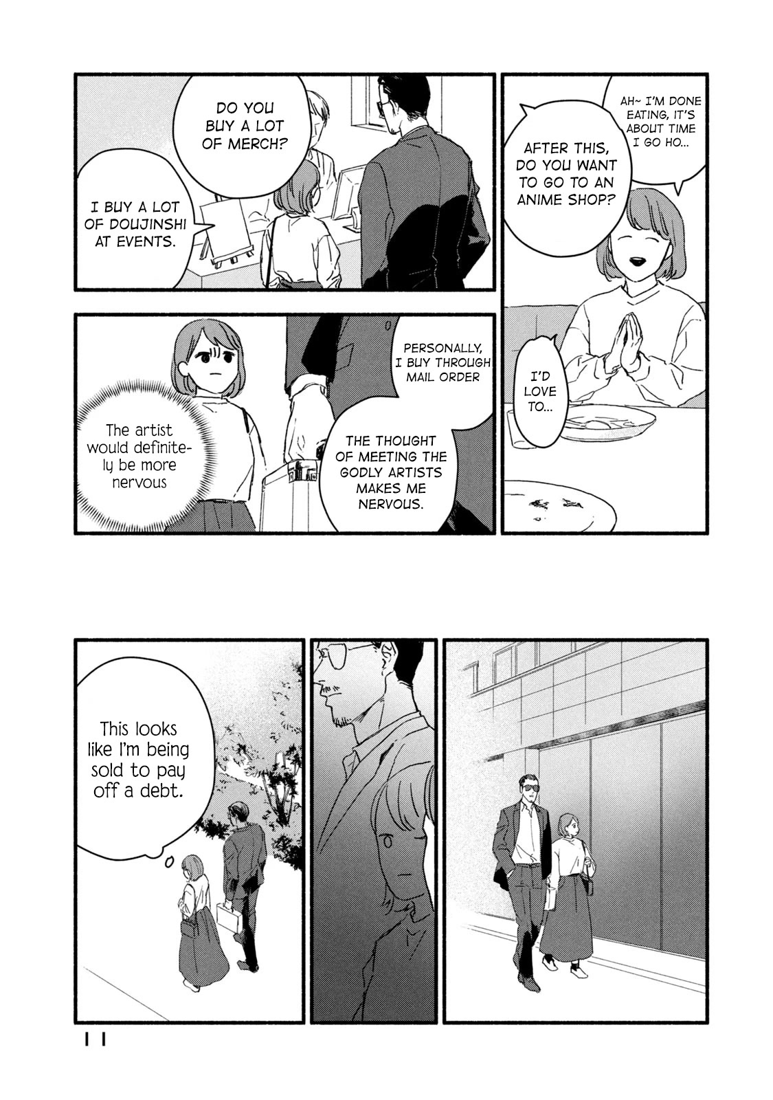 A Story About an Offline Meet-up Between an Otaku and a Yakuza Chapter 1 page 13 - Chapter 1