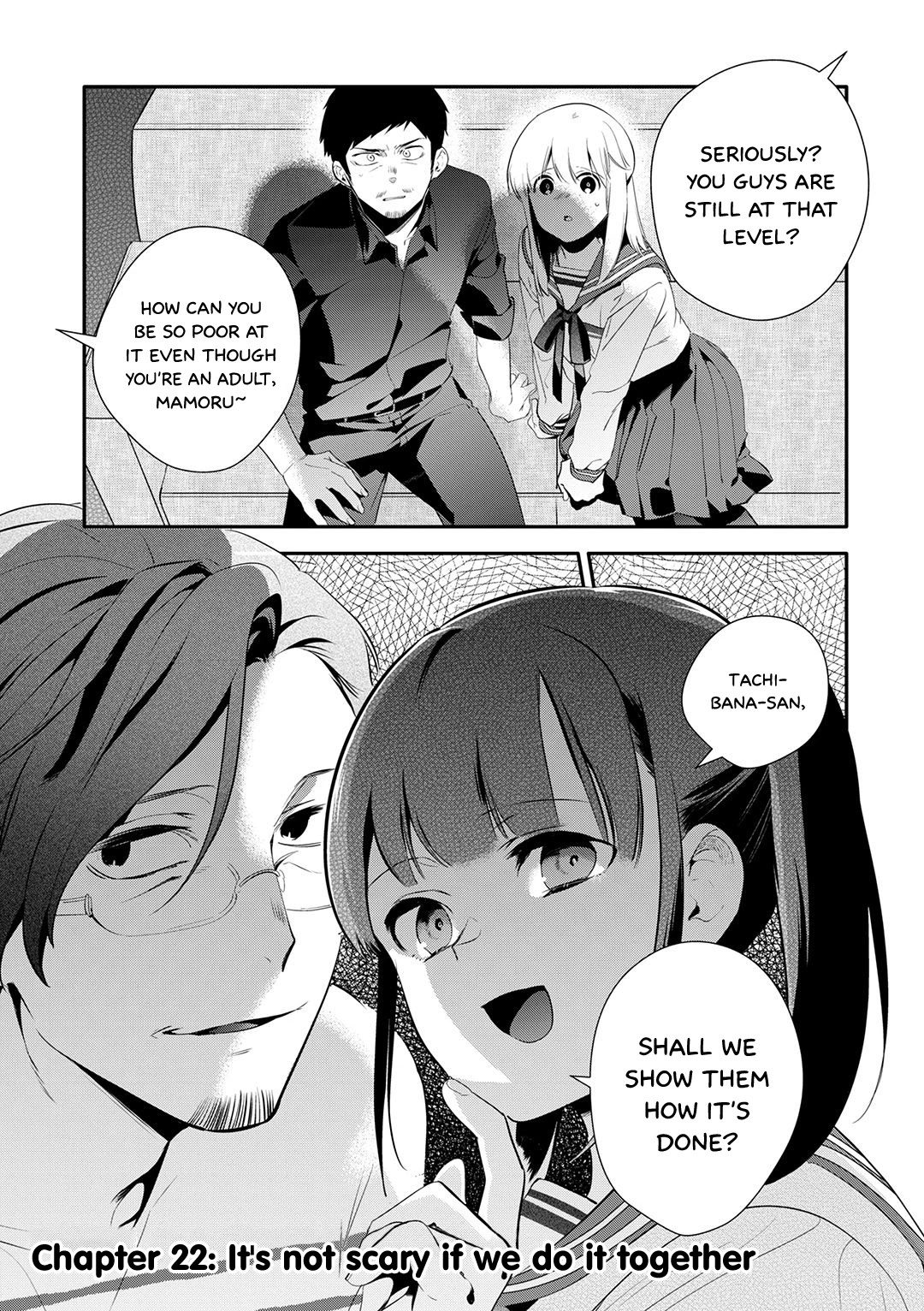 A Story About an Old Man Teaches Bad Things to a School Girl Chapter 22 page 2 - Chapter 22: It's not scary if we do it together