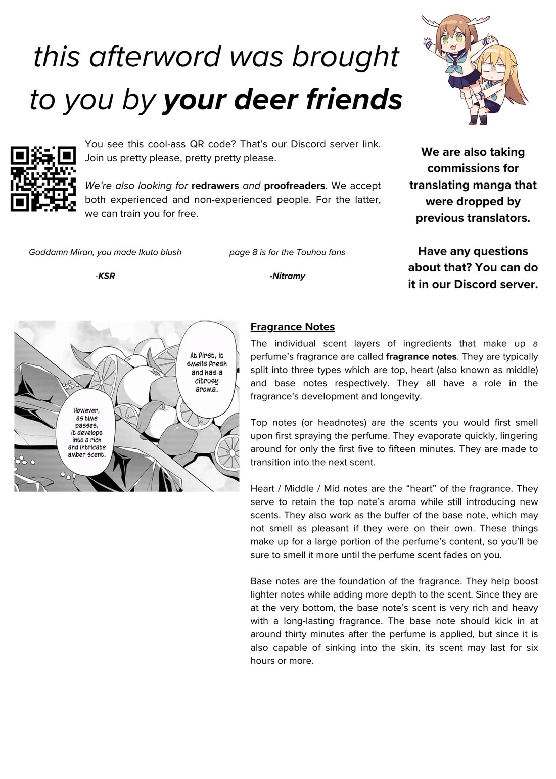 A Story About Investing in a Girl at the Workplace Chapter 7 page 14 - Chapter 7: Recommended Perfumes (2)