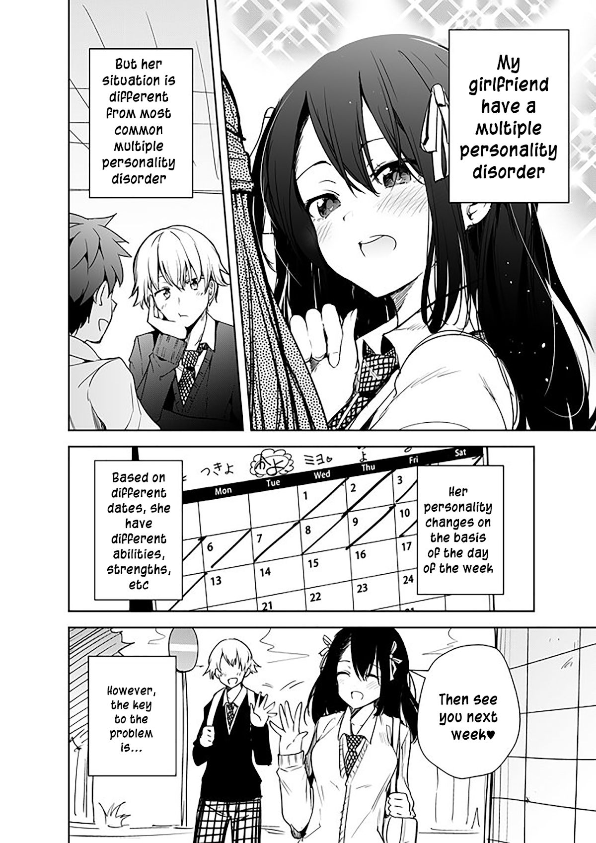 A Story about my girlfriend changing her personalities everyday Chapter 1 page 1 - Chapter 1