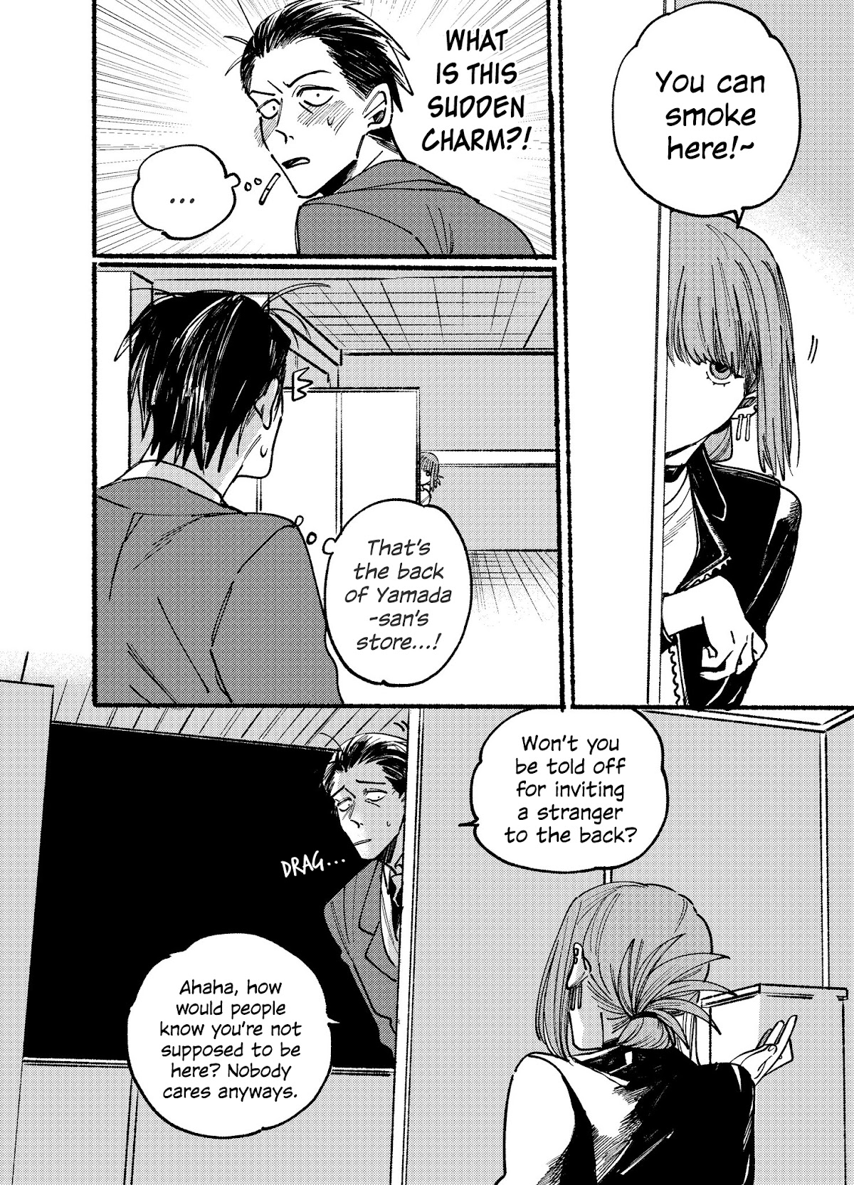 A Story About Smoking at the Back of the Supermarket Chapter 1 page 6 - Chapter 1