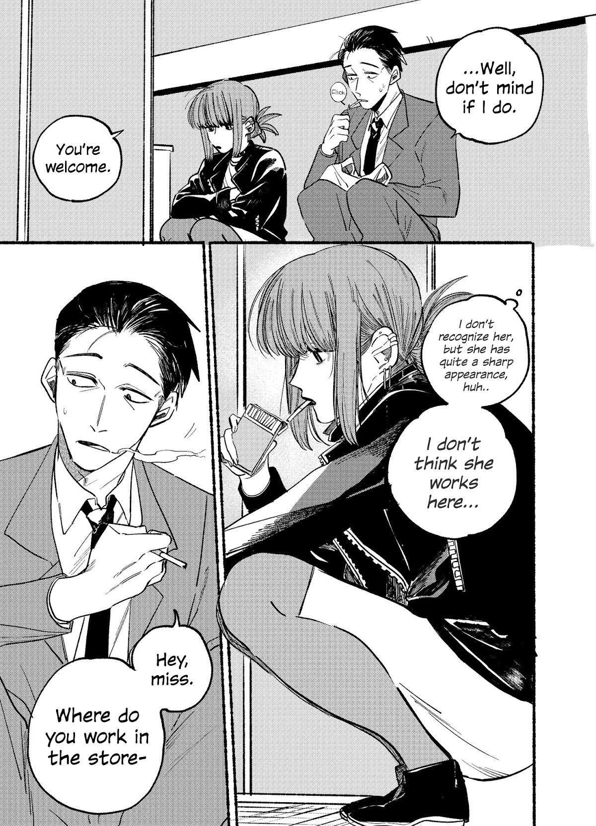 A Story About Smoking at the Back of the Supermarket Chapter 1 page 7 - Chapter 1