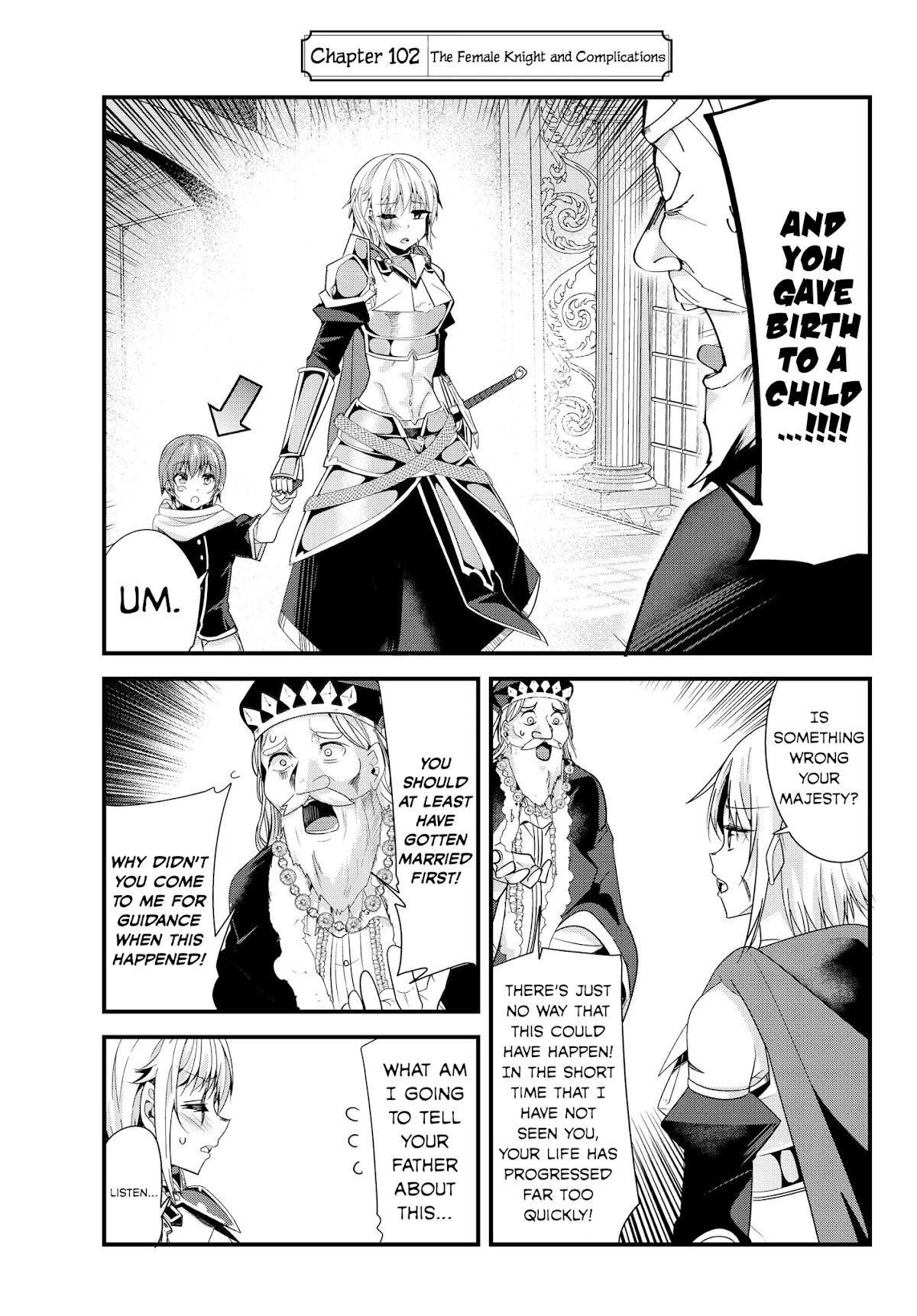 A Story About Treating a Female Knight Who Has Never Been Treated as a Woman as a Woman Chapter 102 page 3 - Chapter 102: The Female Knight and Complications