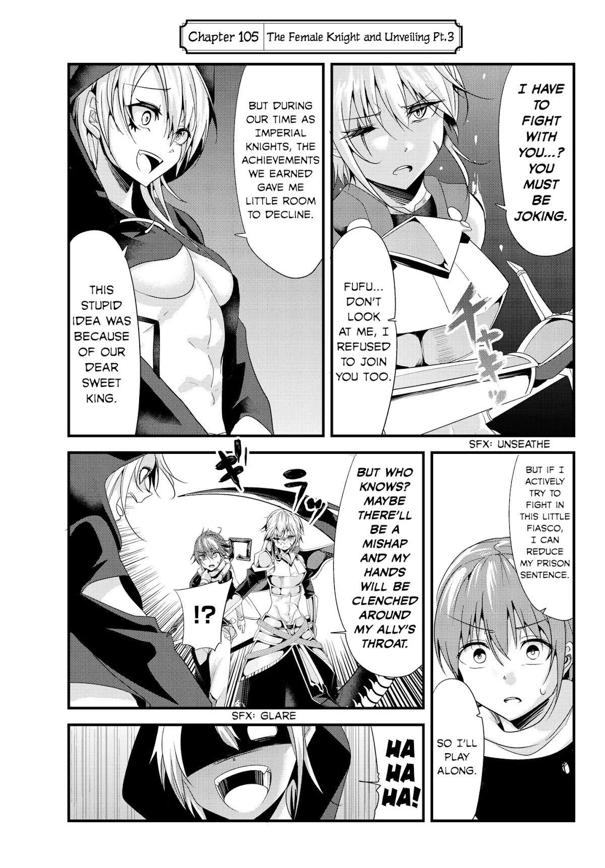 A Story About Treating a Female Knight Who Has Never Been Treated as a Woman as a Woman Chapter 105 page 1 - Chapter 105: The Female Knight and Unveiling Pt.3