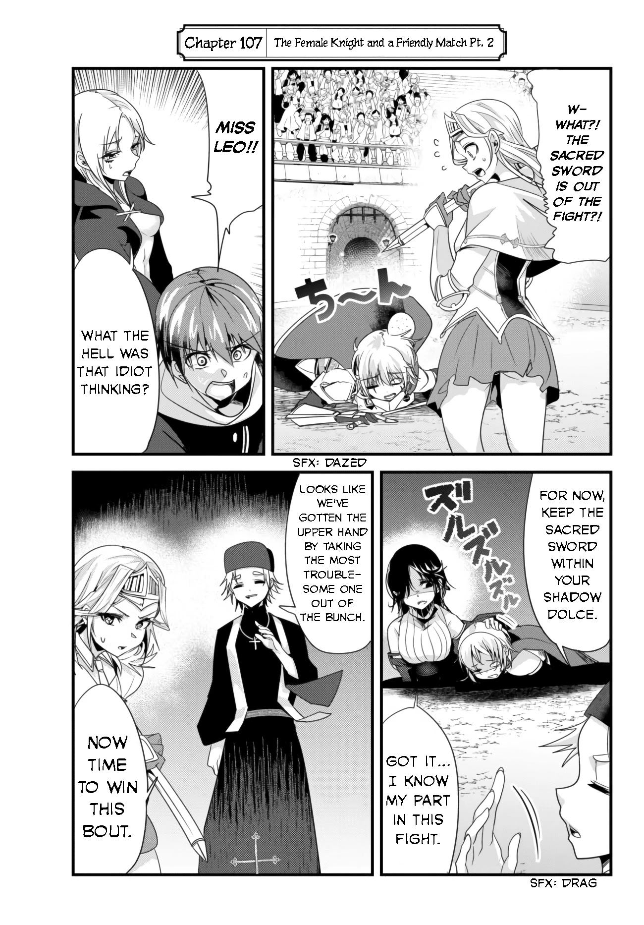 A Story About Treating a Female Knight Who Has Never Been Treated as a Woman as a Woman Chapter 107 page 1 - Chapter 107: The Female Knight and a Friendly Match Pt.2