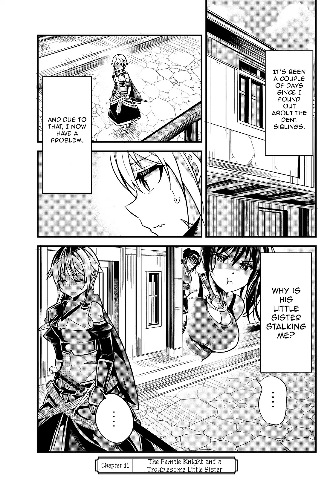 A Story About Treating a Female Knight Who Has Never Been Treated as a Woman as a Woman Chapter 11 page 1 - Chapter 11: The Female Knight and a Troublesome Little Sister