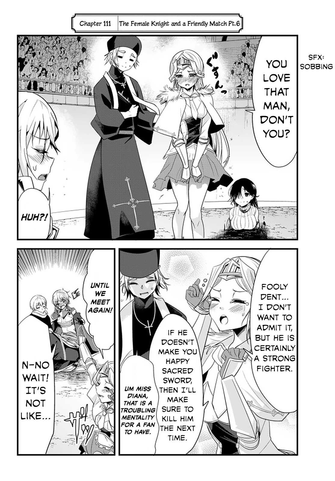 A Story About Treating a Female Knight Who Has Never Been Treated as a Woman as a Woman Chapter 111 page 2 - Chapter 111: The Female Knight and a Friendly Match Pt.6