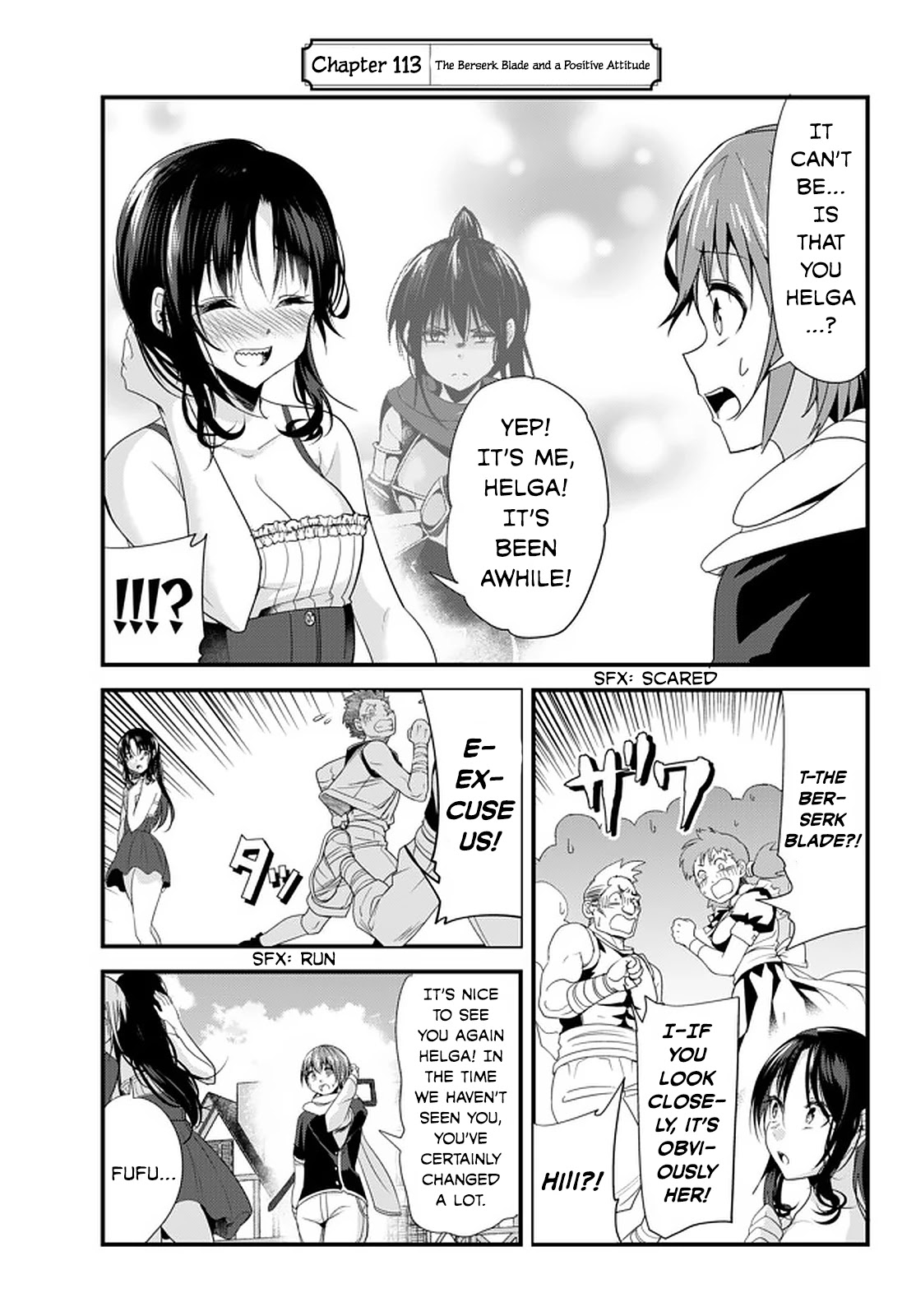A Story About Treating a Female Knight Who Has Never Been Treated as a Woman as a Woman Chapter 113 page 3 - Chapter 113: The Berserk Blade and a Positive Attitude