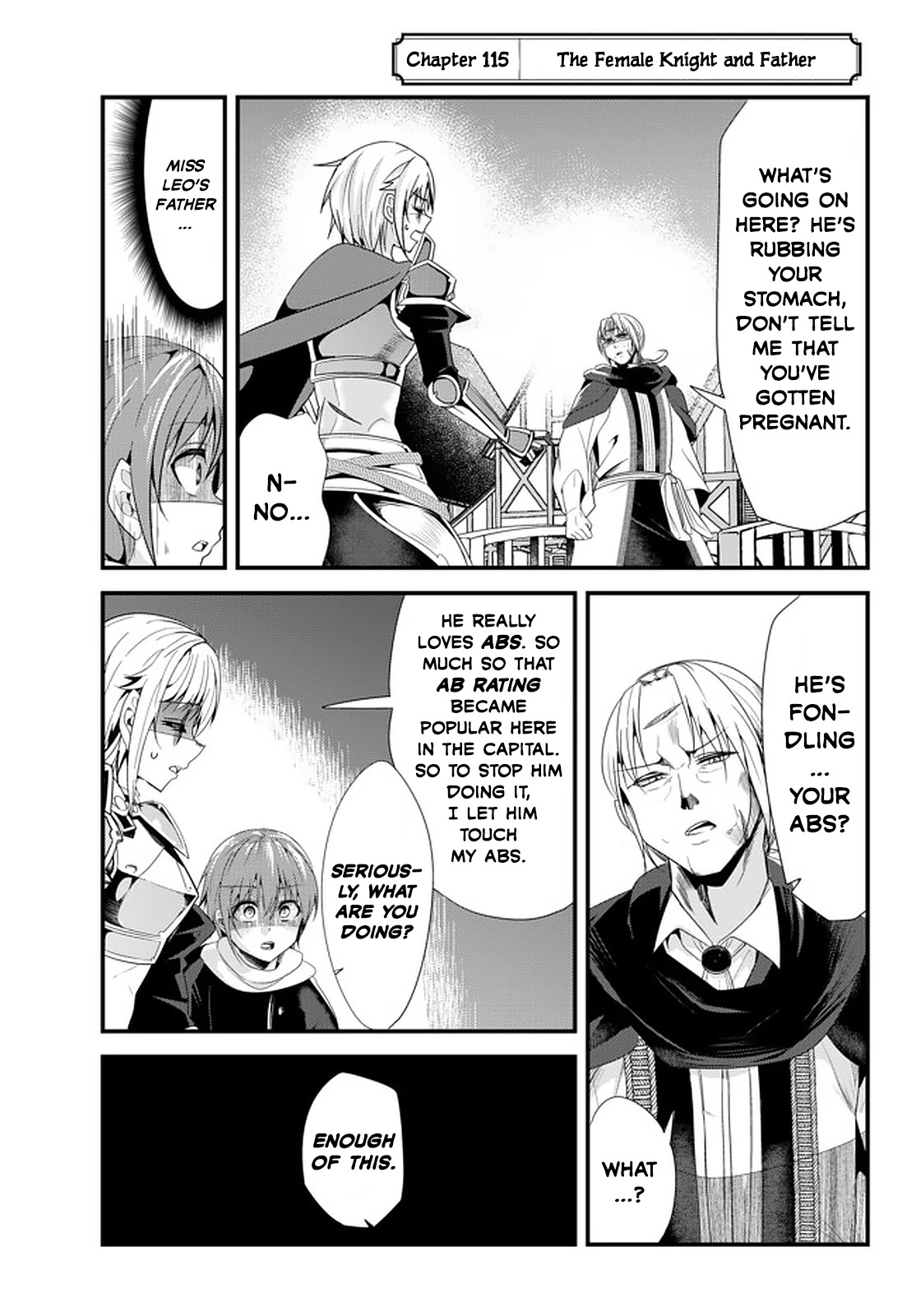 A Story About Treating a Female Knight Who Has Never Been Treated as a Woman as a Woman Chapter 115 page 1 - Chapter 115: The Female Knight and Father