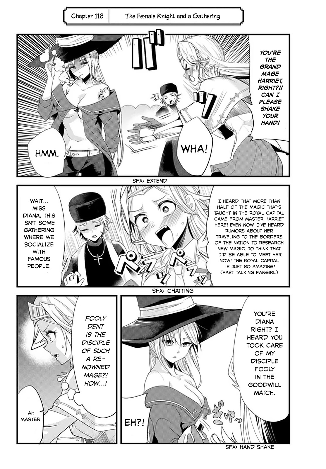 A Story About Treating a Female Knight Who Has Never Been Treated as a Woman as a Woman Chapter 116 page 2 - Chapter 116: The Female Knight and a Gathering