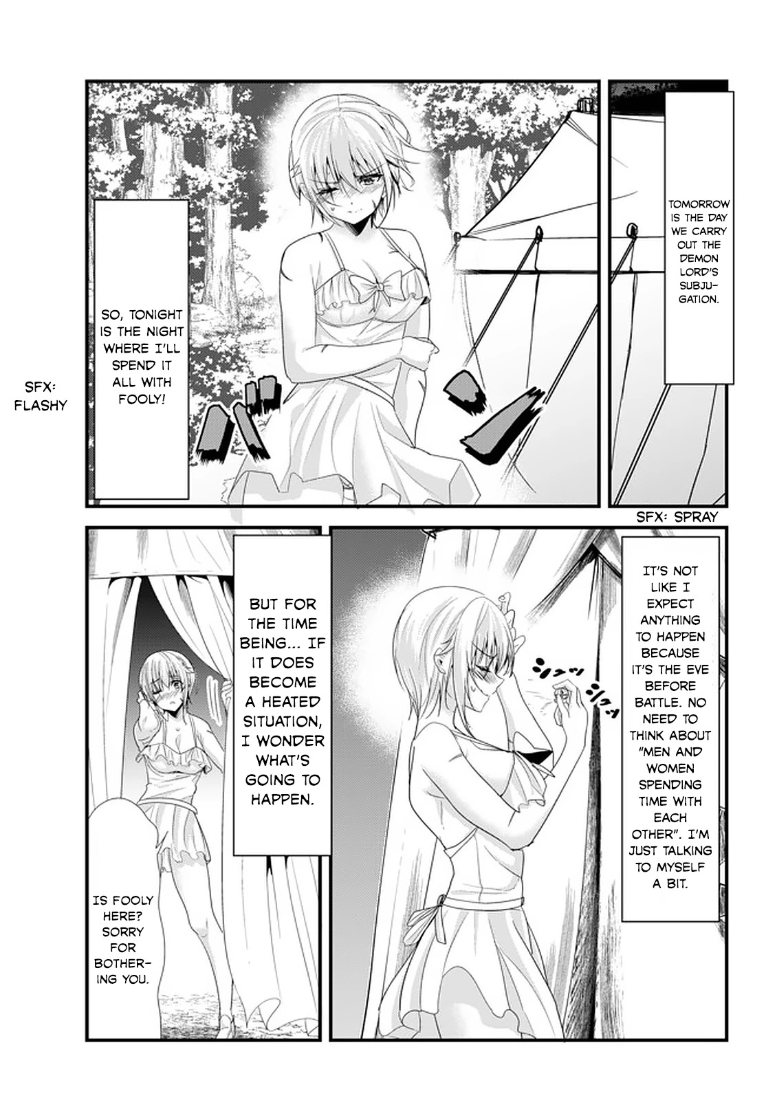 A Story About Treating a Female Knight Who Has Never Been Treated as a Woman as a Woman Chapter 119 page 1 - Chapter 119: The Female Knight and the Eve Before Battle