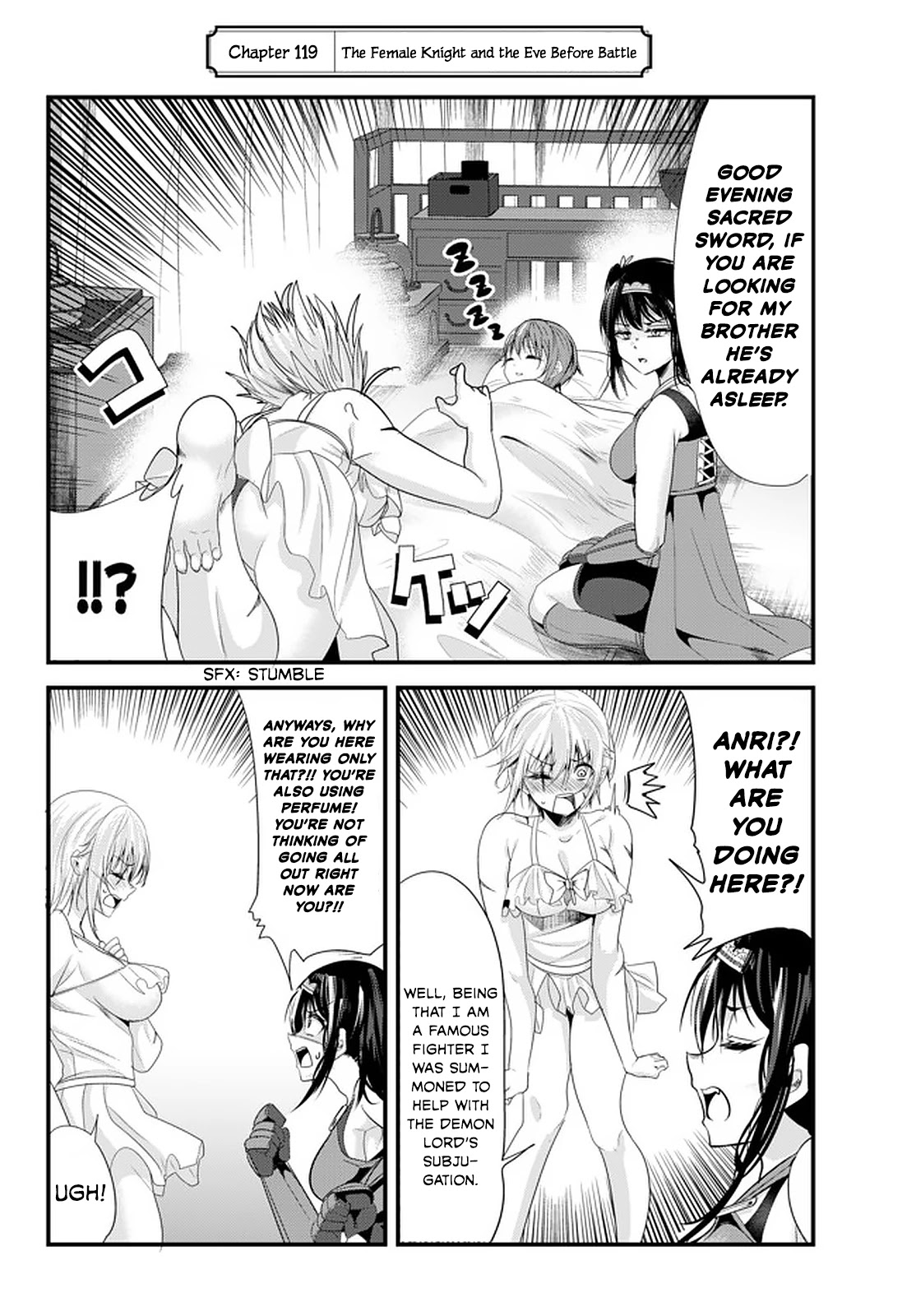 A Story About Treating a Female Knight Who Has Never Been Treated as a Woman as a Woman Chapter 119 page 2 - Chapter 119: The Female Knight and the Eve Before Battle