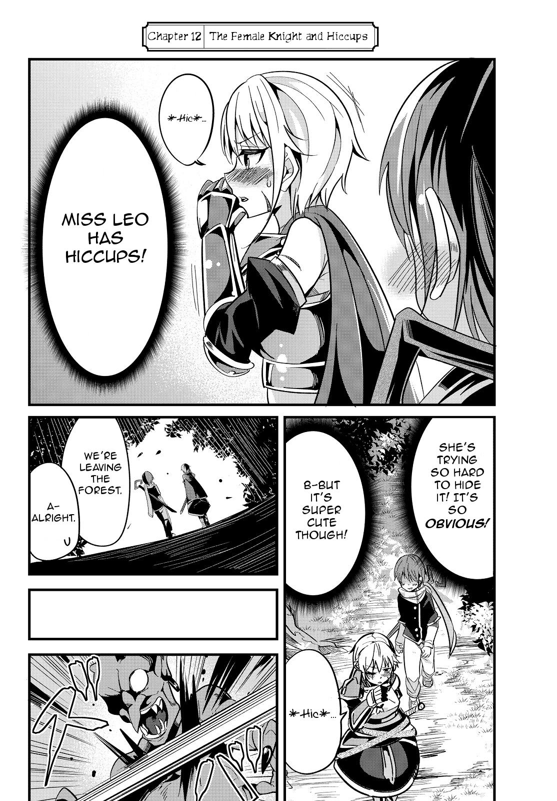 A Story About Treating a Female Knight Who Has Never Been Treated as a Woman as a Woman Chapter 12 page 2 - Chapter 12: The Female Knight and Hiccups