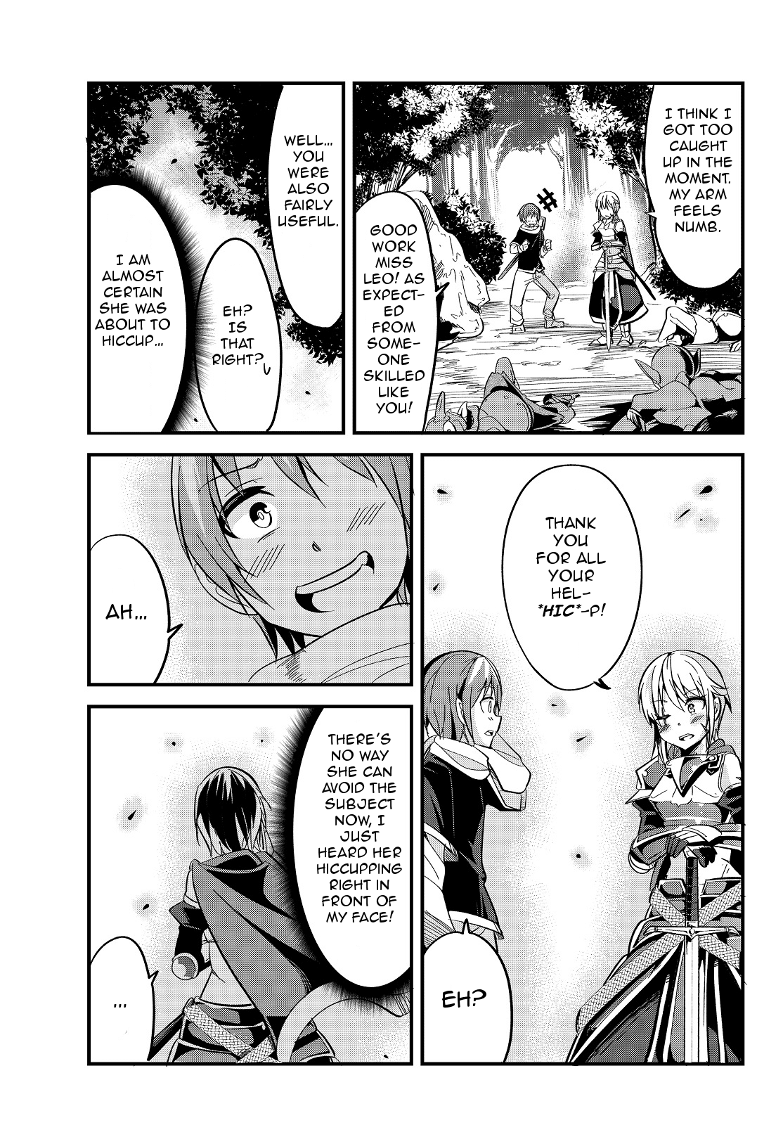 A Story About Treating a Female Knight Who Has Never Been Treated as a Woman as a Woman Chapter 12 page 5 - Chapter 12: The Female Knight and Hiccups