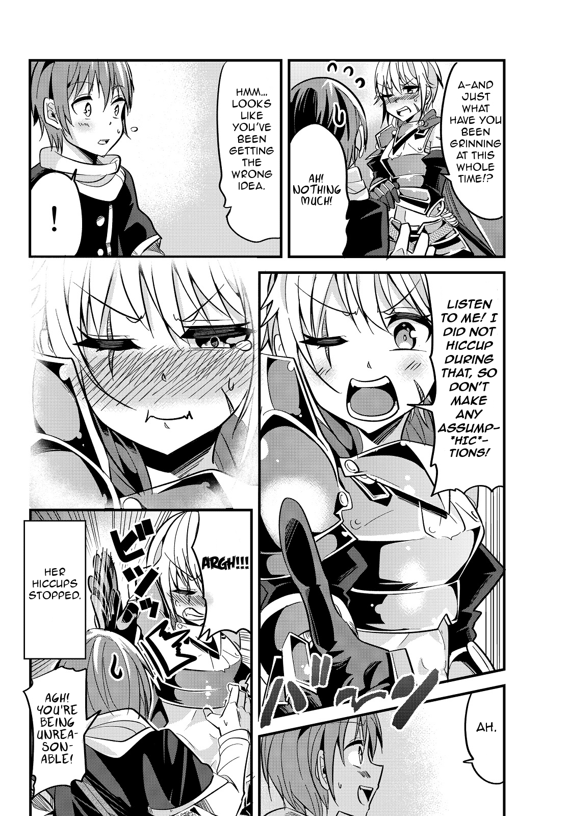 A Story About Treating a Female Knight Who Has Never Been Treated as a Woman as a Woman Chapter 12 page 6 - Chapter 12: The Female Knight and Hiccups