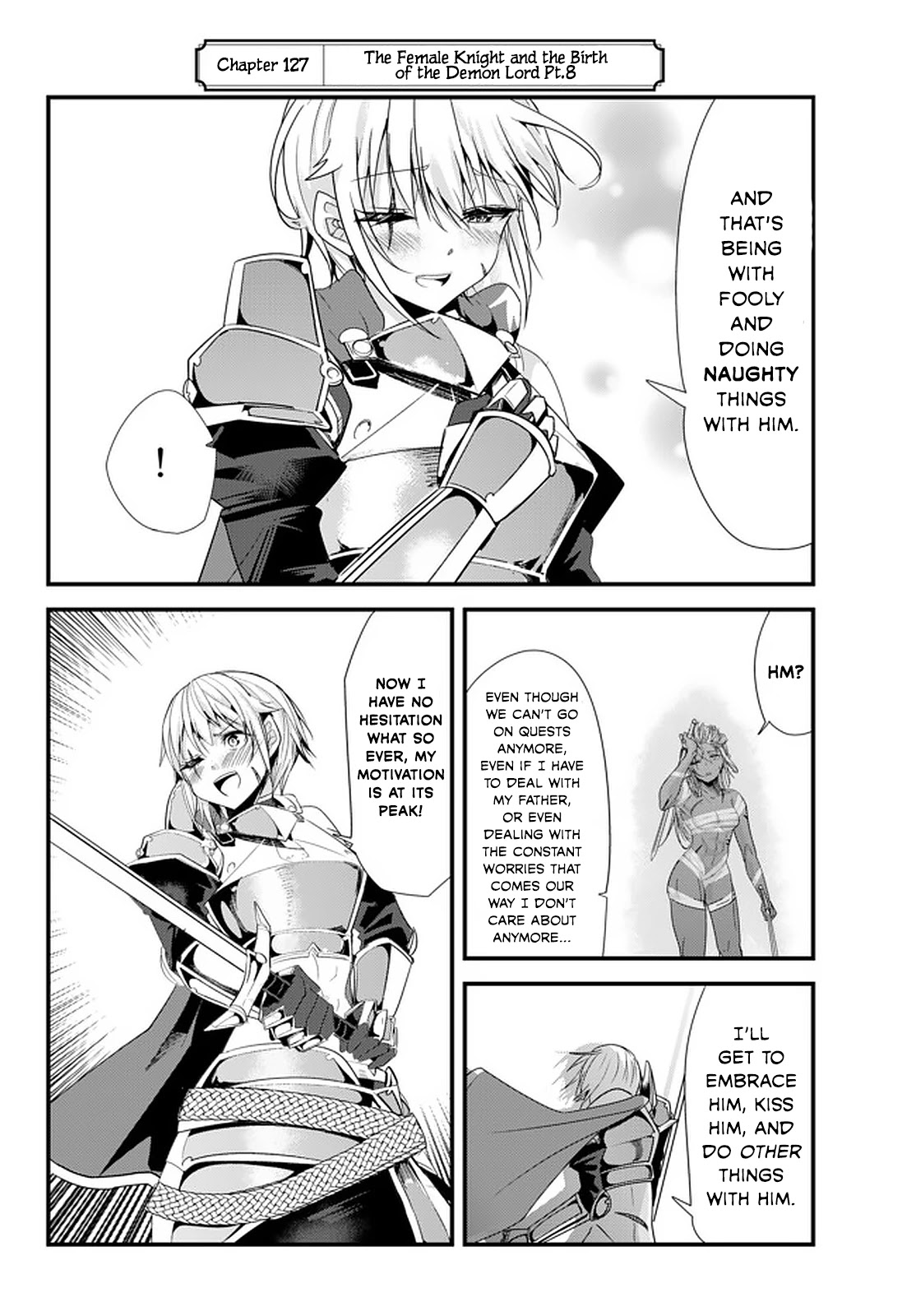 A Story About Treating a Female Knight Who Has Never Been Treated as a Woman as a Woman Chapter 127 page 2 - Chapter 127: The Female Knight and the Birth of the Demon Lord Pt.8