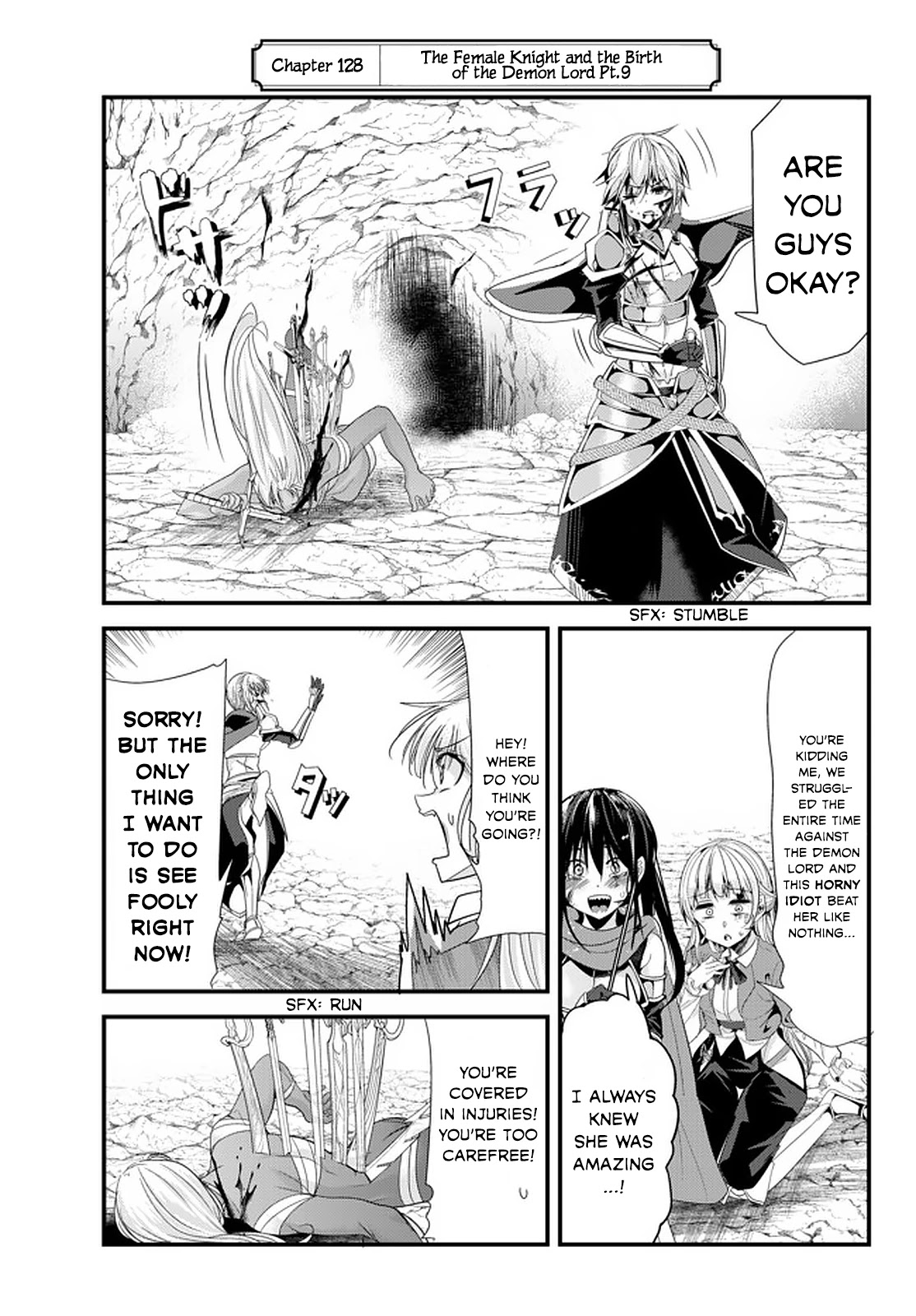 A Story About Treating a Female Knight Who Has Never Been Treated as a Woman as a Woman Chapter 128 page 1 - Chapter 128: The Female Knight and the Birth of the Demon Lord Pt.9