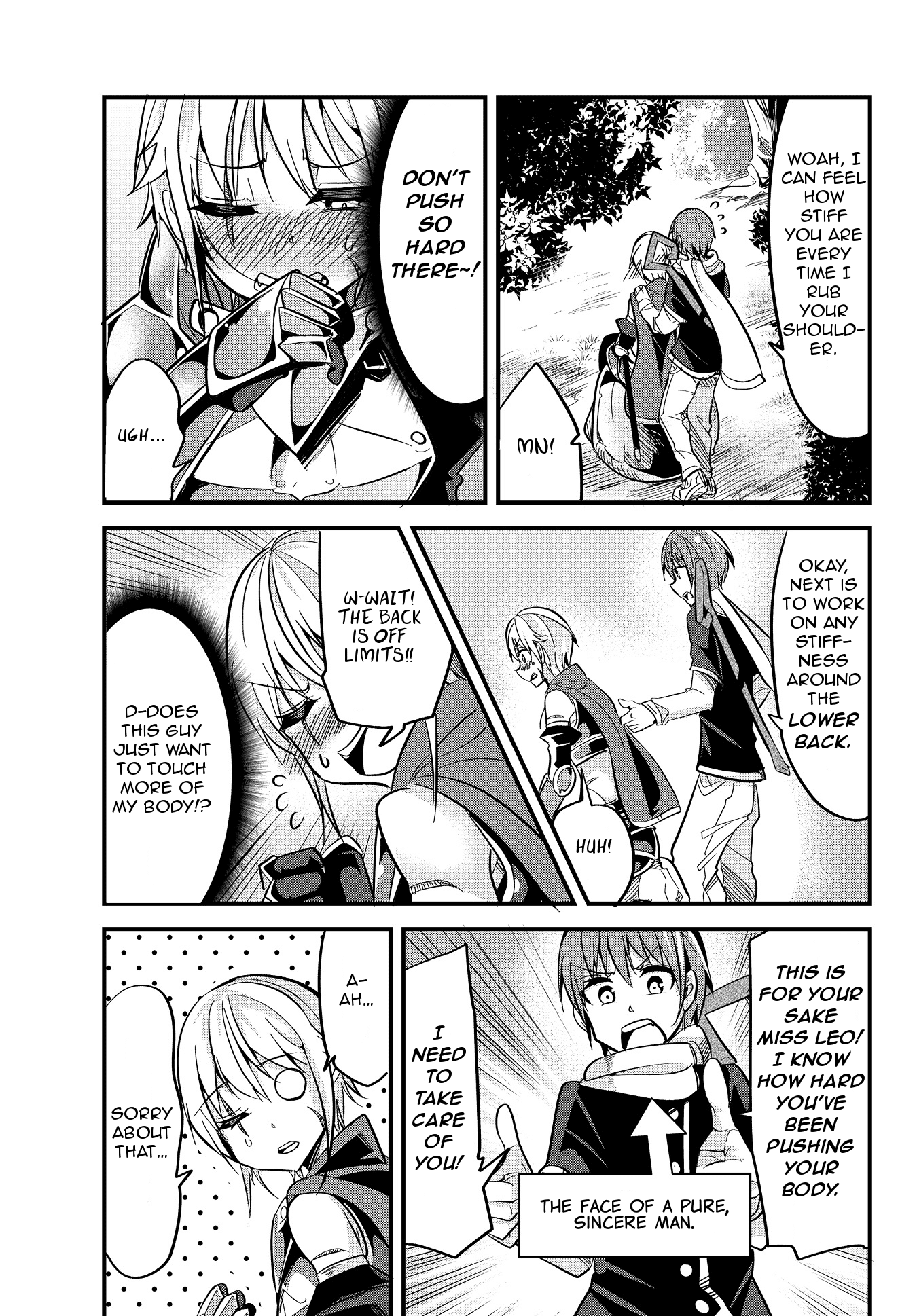 A Story About Treating a Female Knight Who Has Never Been Treated as a Woman as a Woman Chapter 13 page 3 - Chapter 13: The Female Knight and a Massage