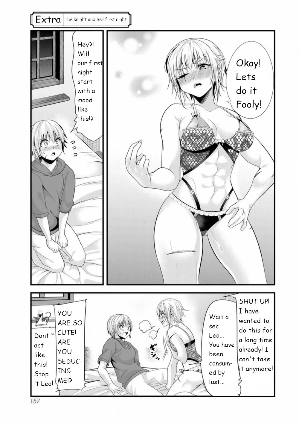 A Story About Treating a Female Knight Who Has Never Been Treated as a Woman as a Woman Chapter 131.5 page 3 - Chapter 131.5: The Knight and the first night (Bonus)