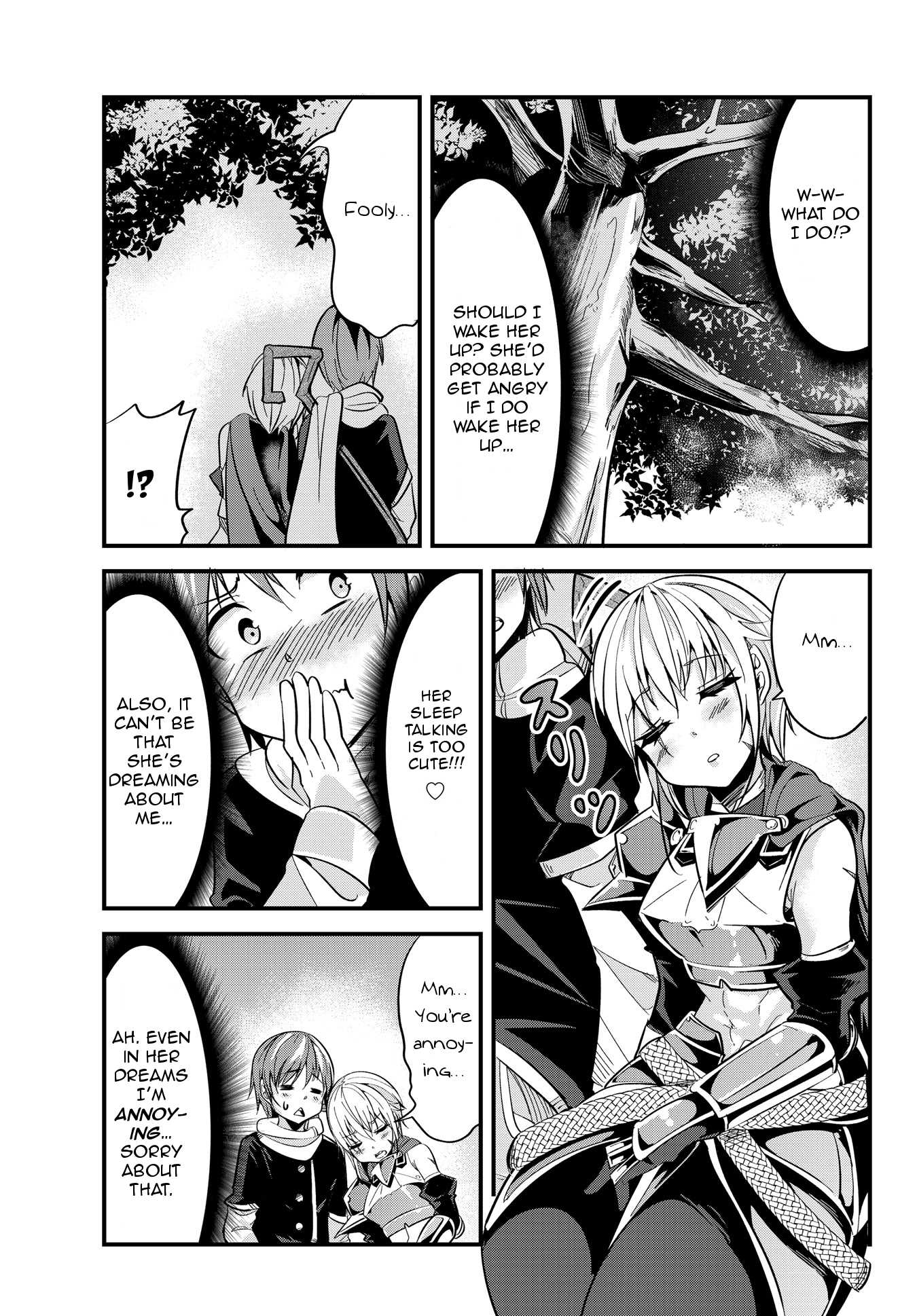 A Story About Treating a Female Knight Who Has Never Been Treated as a Woman as a Woman Chapter 14 page 3 - Chapter 14: The Female Knight and Sleepiness