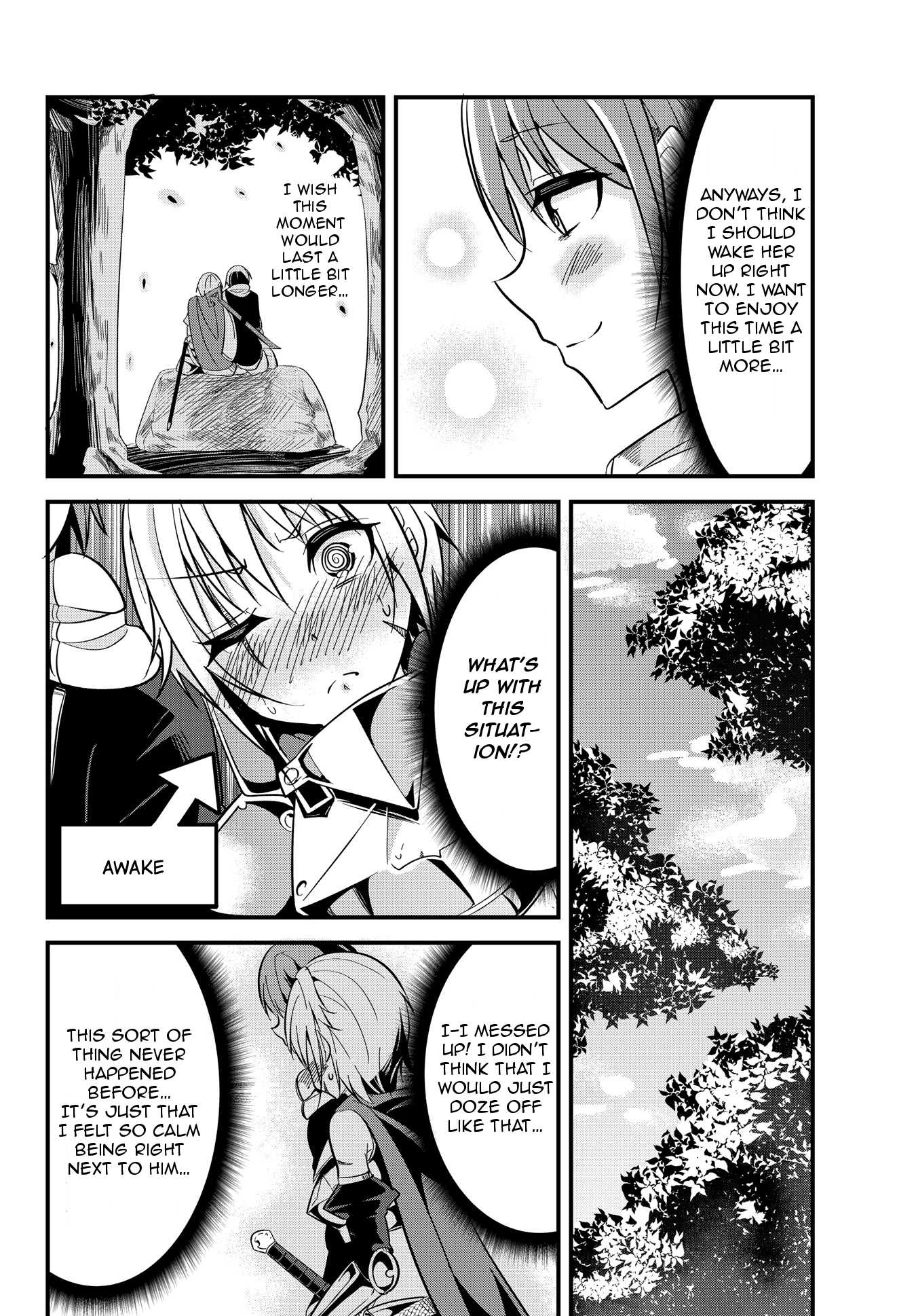 A Story About Treating a Female Knight Who Has Never Been Treated as a Woman as a Woman Chapter 14 page 4 - Chapter 14: The Female Knight and Sleepiness