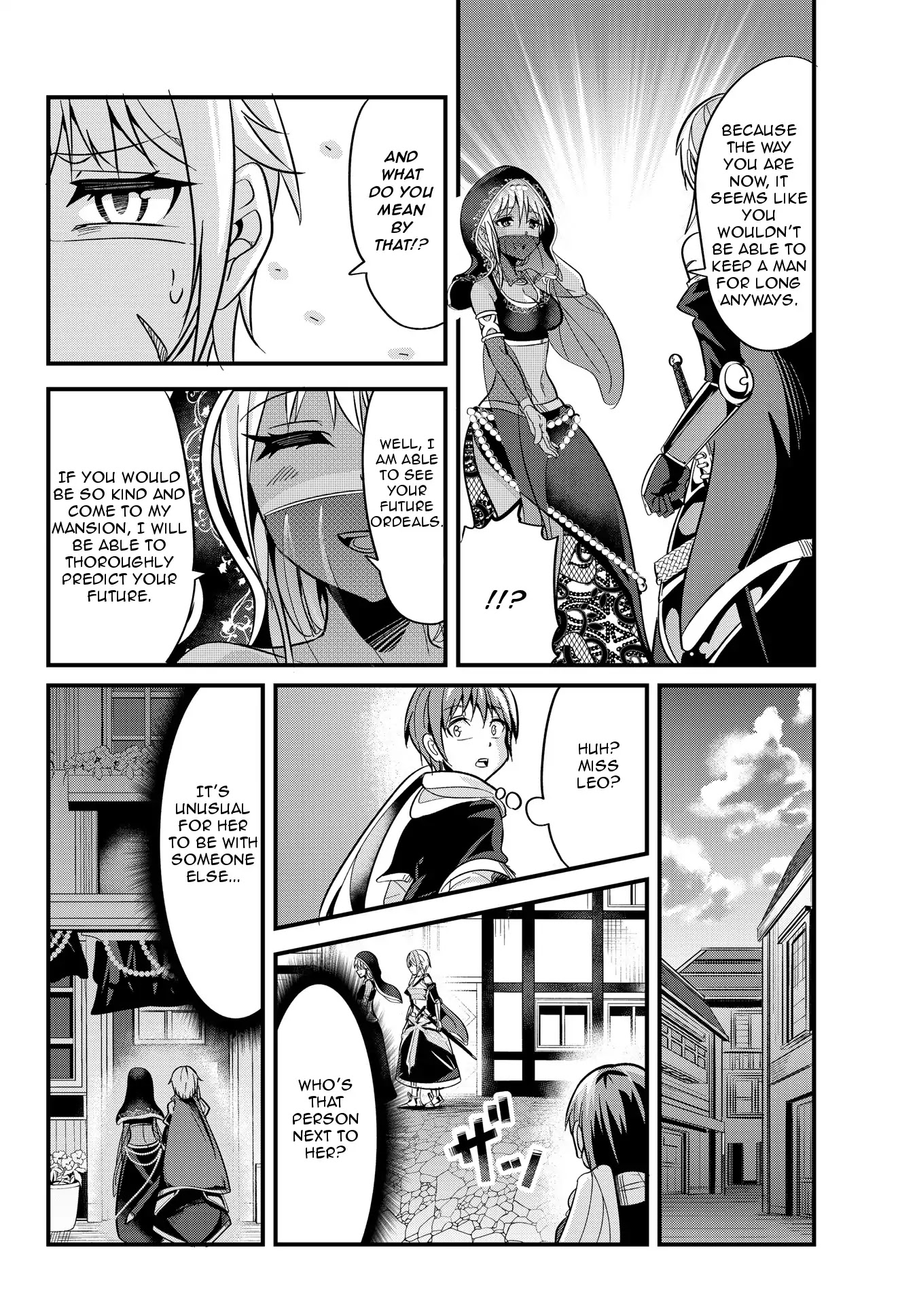 A Story About Treating a Female Knight Who Has Never Been Treated as a Woman as a Woman Chapter 18 page 4 - Chapter 18: The Female Knight and the Fortune Teller
