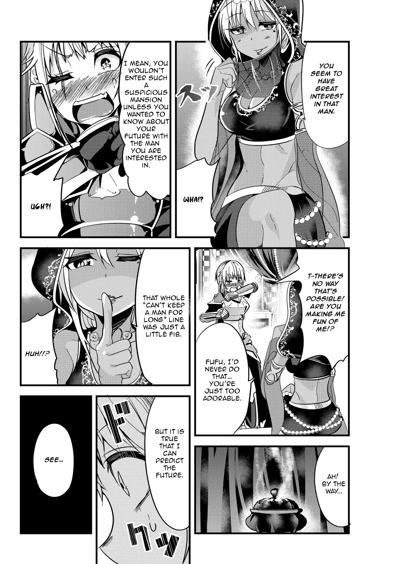 A Story About Treating a Female Knight Who Has Never Been Treated as a Woman as a Woman Chapter 18 page 6 - Chapter 18: The Female Knight and the Fortune Teller