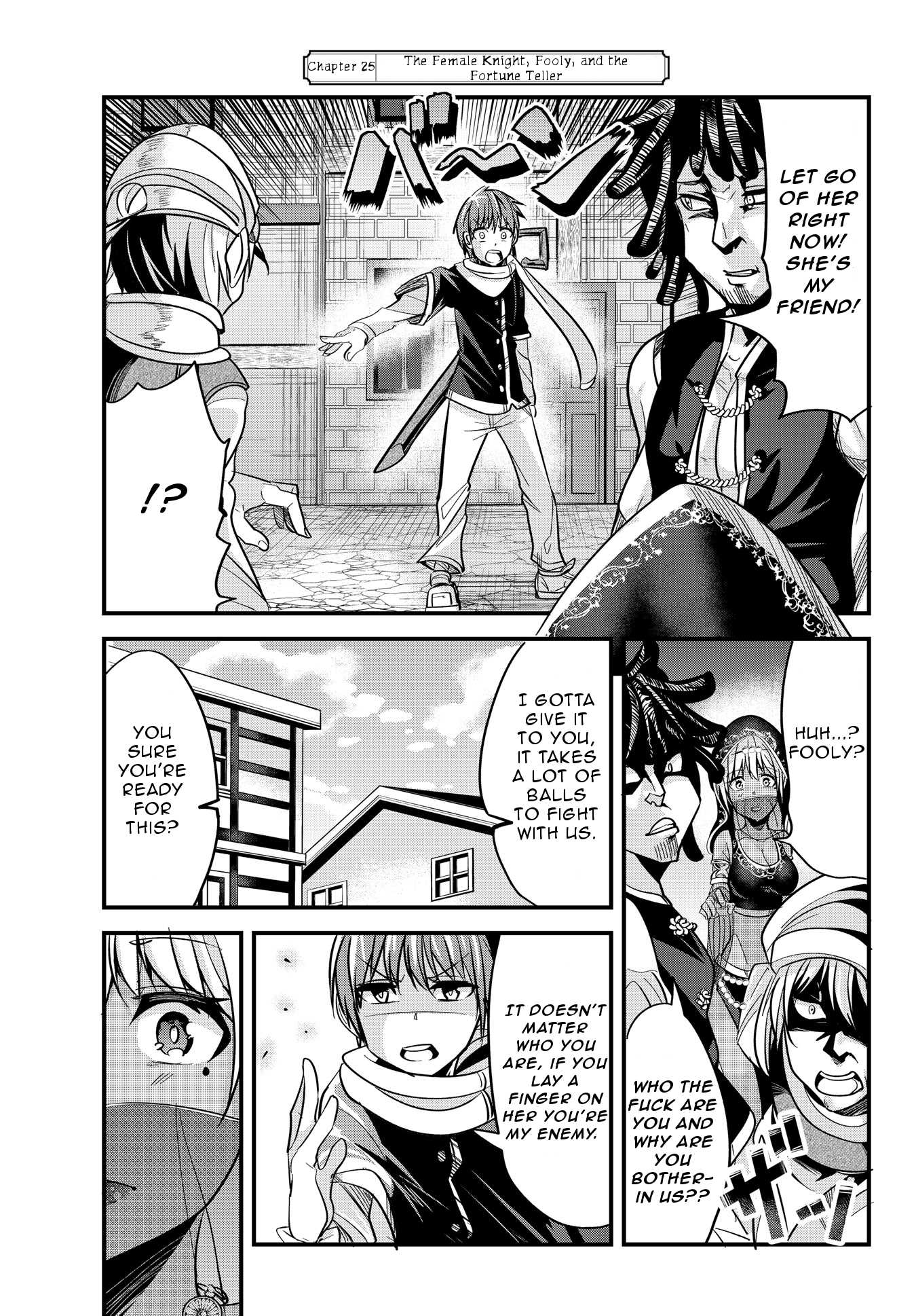A Story About Treating a Female Knight Who Has Never Been Treated as a Woman as a Woman Chapter 25 page 3 - Chapter 25: The Female Knight, Fooly, and the Fortune Teller