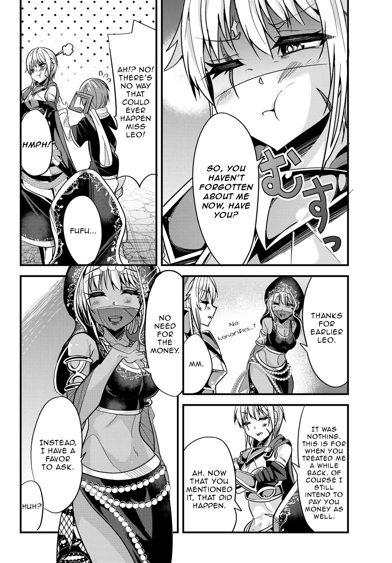 A Story About Treating a Female Knight Who Has Never Been Treated as a Woman as a Woman Chapter 25 page 8 - Chapter 25: The Female Knight, Fooly, and the Fortune Teller