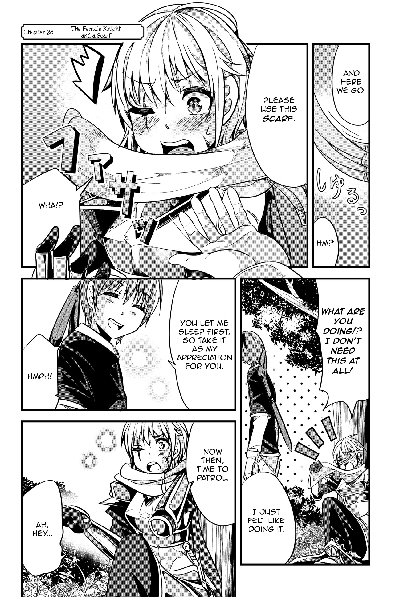 A Story About Treating a Female Knight Who Has Never Been Treated as a Woman as a Woman Chapter 28 page 2 - Chapter 28: The Female Knight and a Scarf