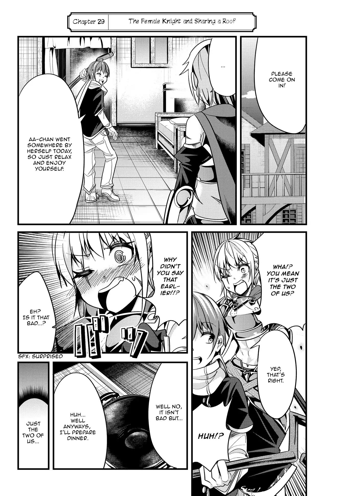 A Story About Treating a Female Knight Who Has Never Been Treated as a Woman as a Woman Chapter 29 page 2 - Chapter 29: The Female Knight and Sharing a Roof
