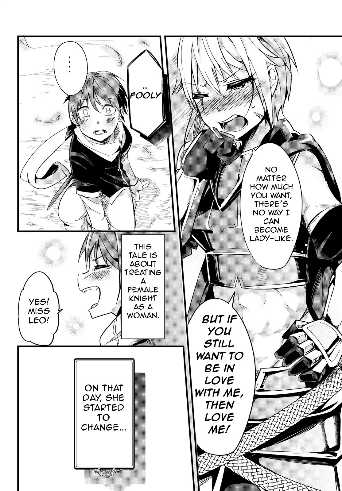 A Story About Treating a Female Knight Who Has Never Been Treated as a Woman as a Woman Chapter 3 page 12 - Chapter 3: The Female Knight and Her Reply