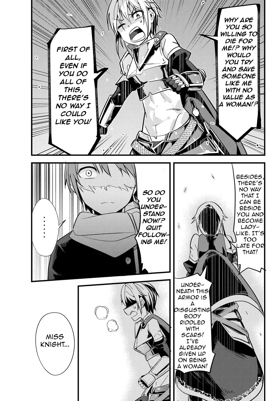 A Story About Treating a Female Knight Who Has Never Been Treated as a Woman as a Woman Chapter 3 page 9 - Chapter 3: The Female Knight and Her Reply