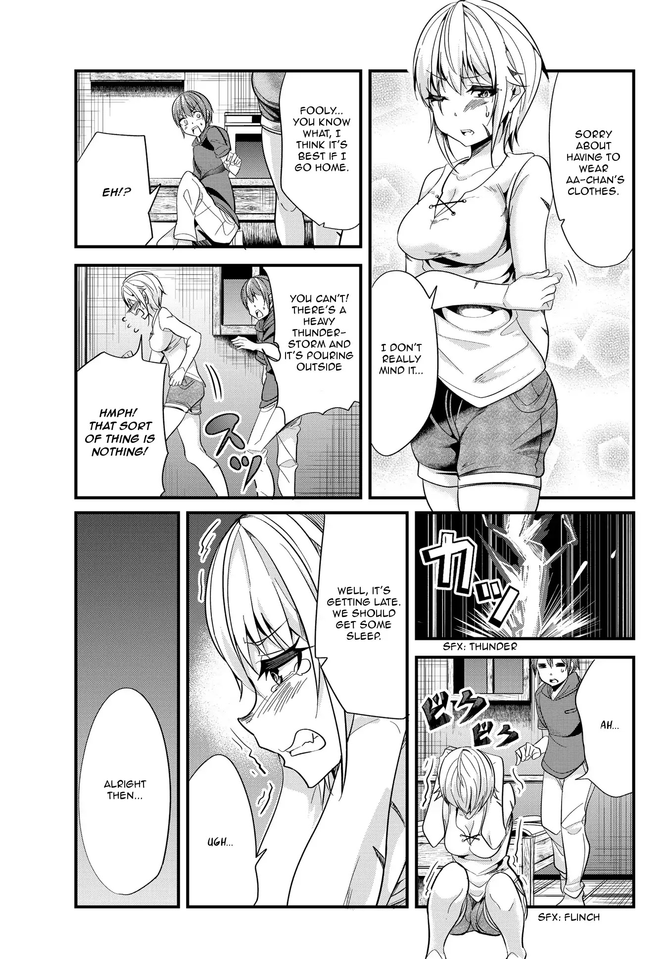 A Story About Treating a Female Knight Who Has Never Been Treated as a Woman as a Woman Chapter 30 page 1 - Chapter 30: The Female Knight and Sleeping Over