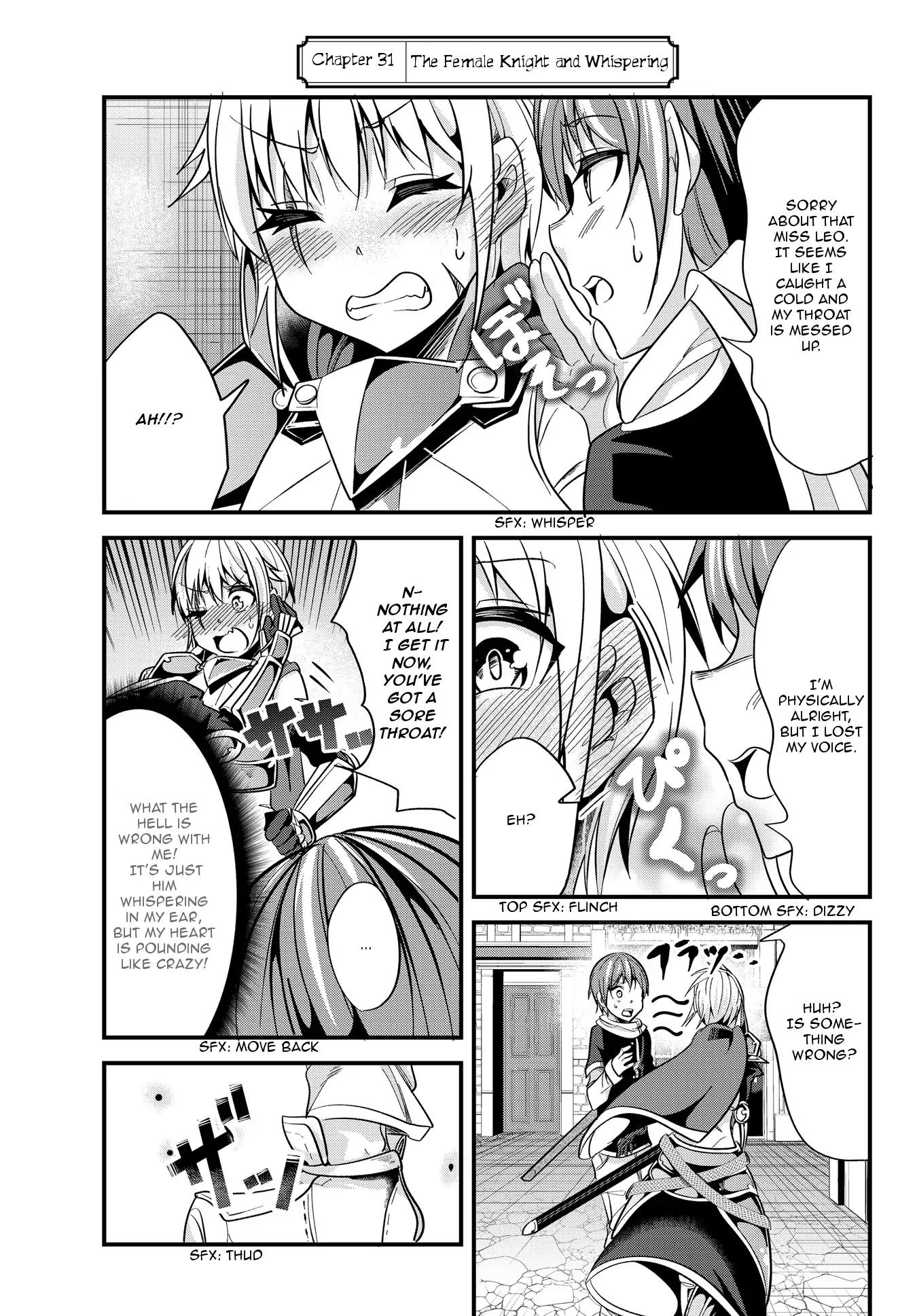 A Story About Treating a Female Knight Who Has Never Been Treated as a Woman as a Woman Chapter 31 page 3 - Chapter 31: The Female Knight and Whispering