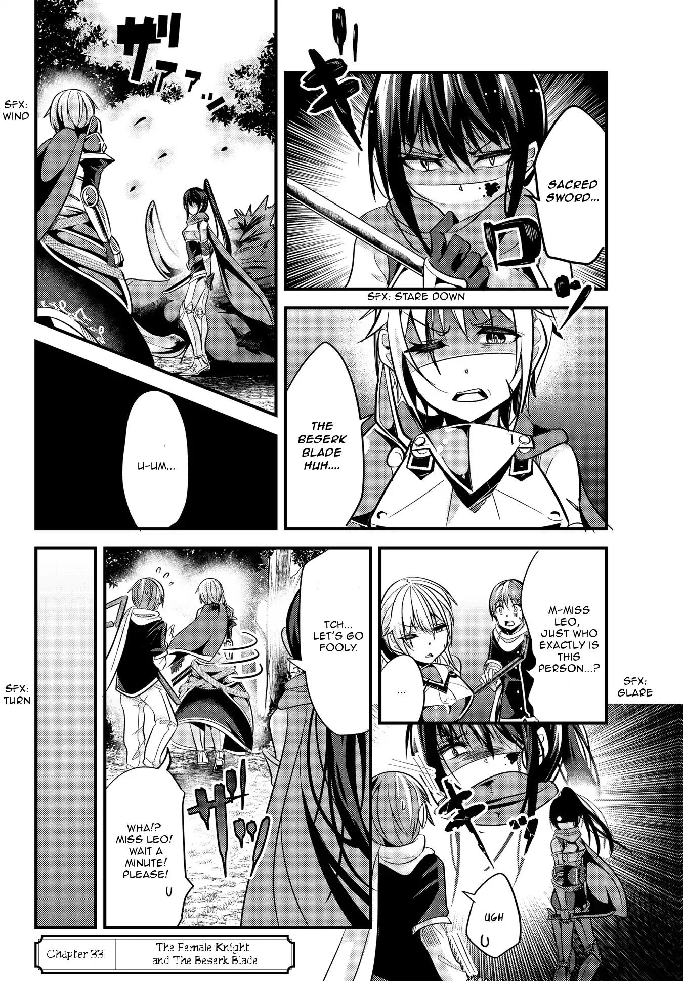 A Story About Treating a Female Knight Who Has Never Been Treated as a Woman as a Woman Chapter 33 page 4 - Chapter 33: The Female Knight and The Berserk Blade