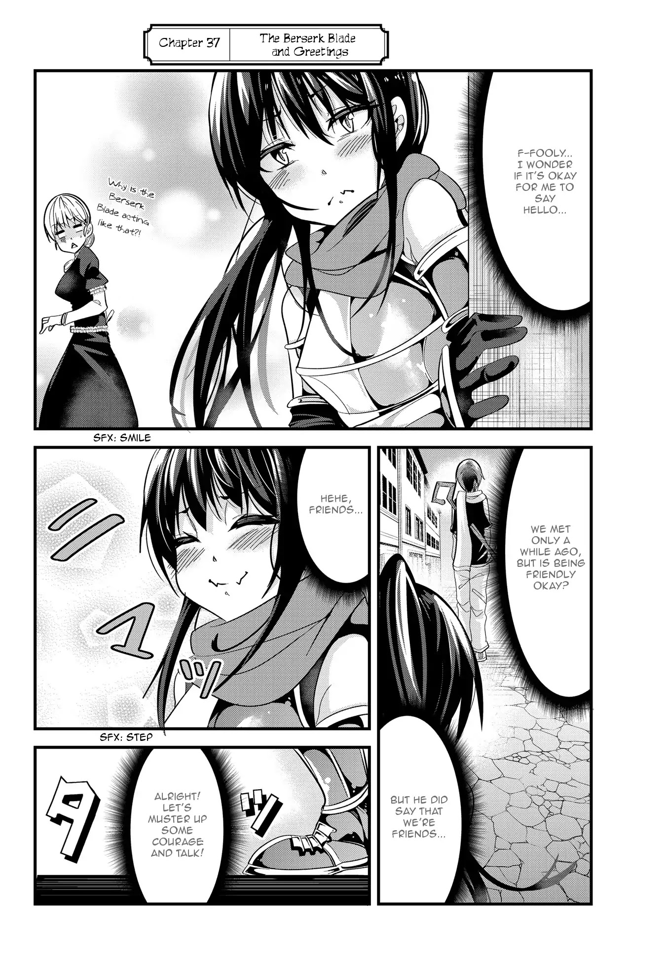 A Story About Treating a Female Knight Who Has Never Been Treated as a Woman as a Woman Chapter 37 page 2 - Chapter 37: The Berserk Blade and Greetings
