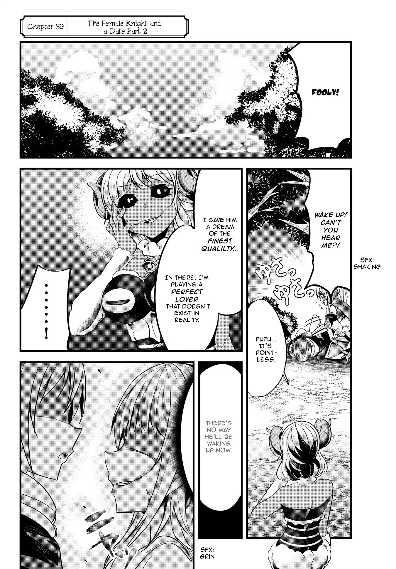 A Story About Treating a Female Knight Who Has Never Been Treated as a Woman as a Woman Chapter 39 page 2 - Chapter 39: The Female Knight and a Date Part 2