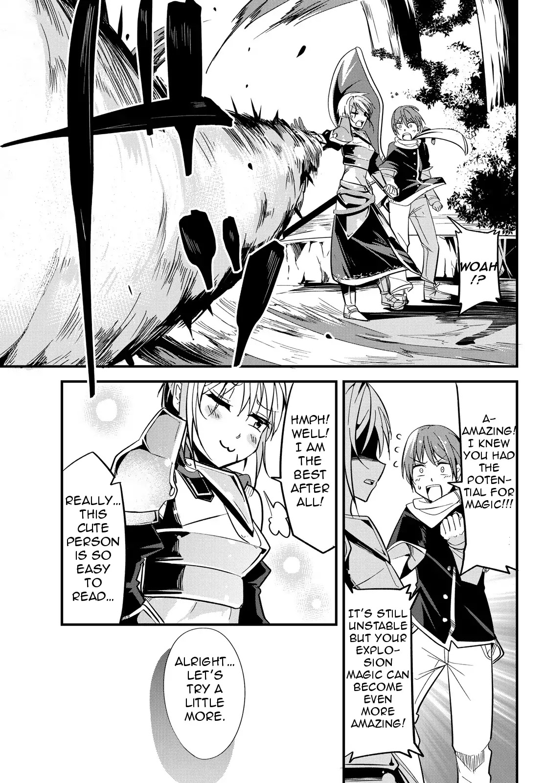 A Story About Treating a Female Knight Who Has Never Been Treated as a Woman as a Woman Chapter 4 page 5 - Chapter 4: The Female Knight and Using Magic