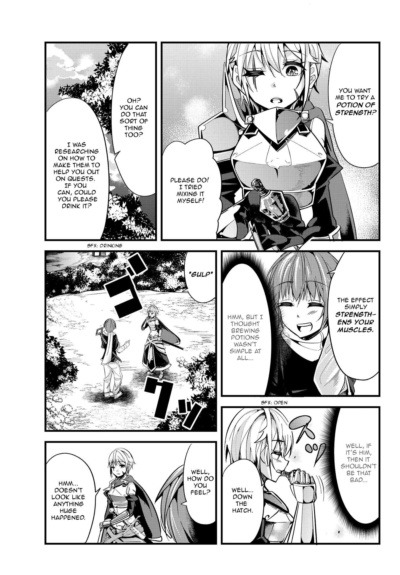 A Story About Treating a Female Knight Who Has Never Been Treated as a Woman as a Woman Chapter 41 page 1 - Chapter 41: The Female Knight and a Power Up