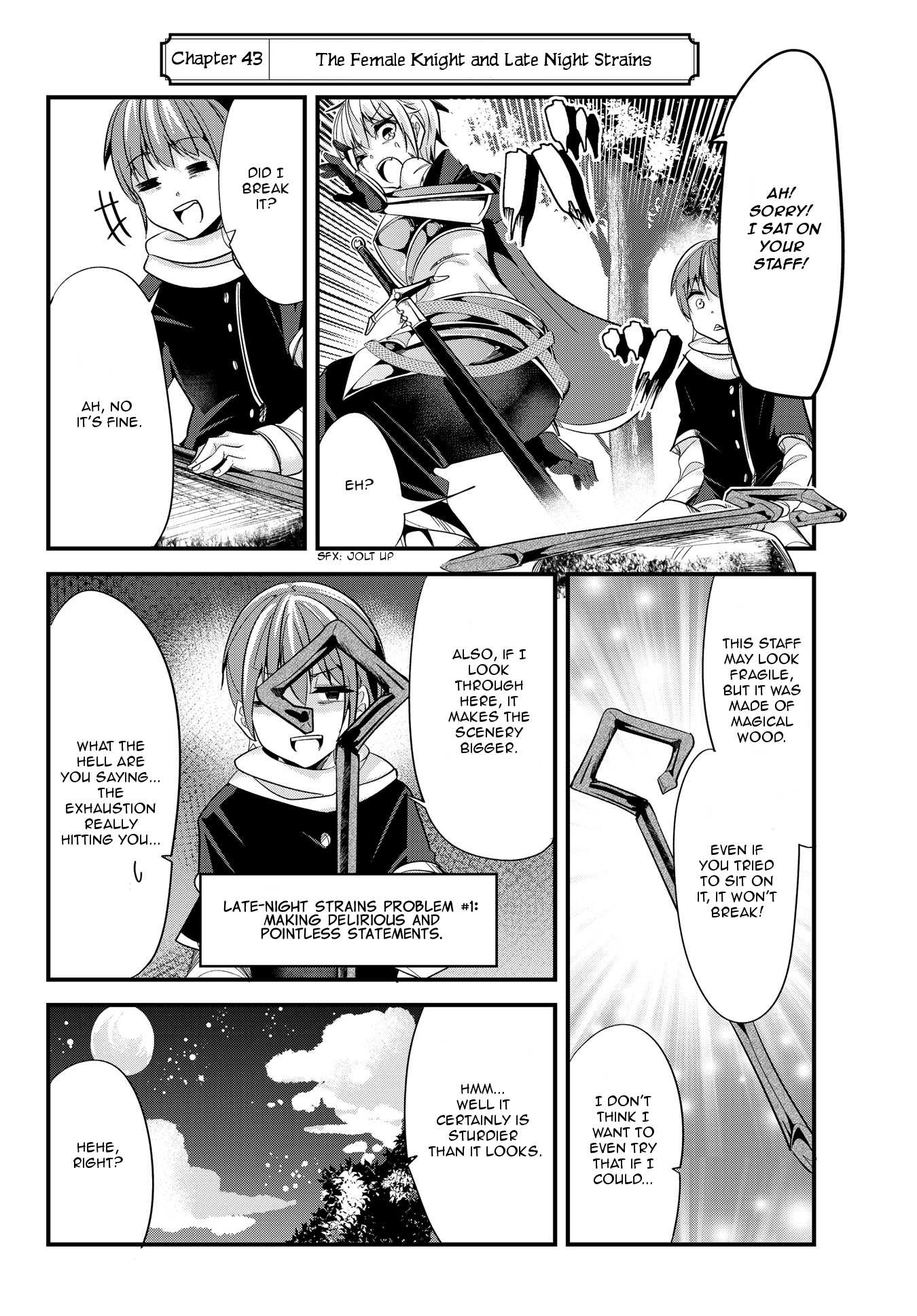 A Story About Treating a Female Knight Who Has Never Been Treated as a Woman as a Woman Chapter 43 page 2 - Chapter 43: The Female Knight and Late Night Strains