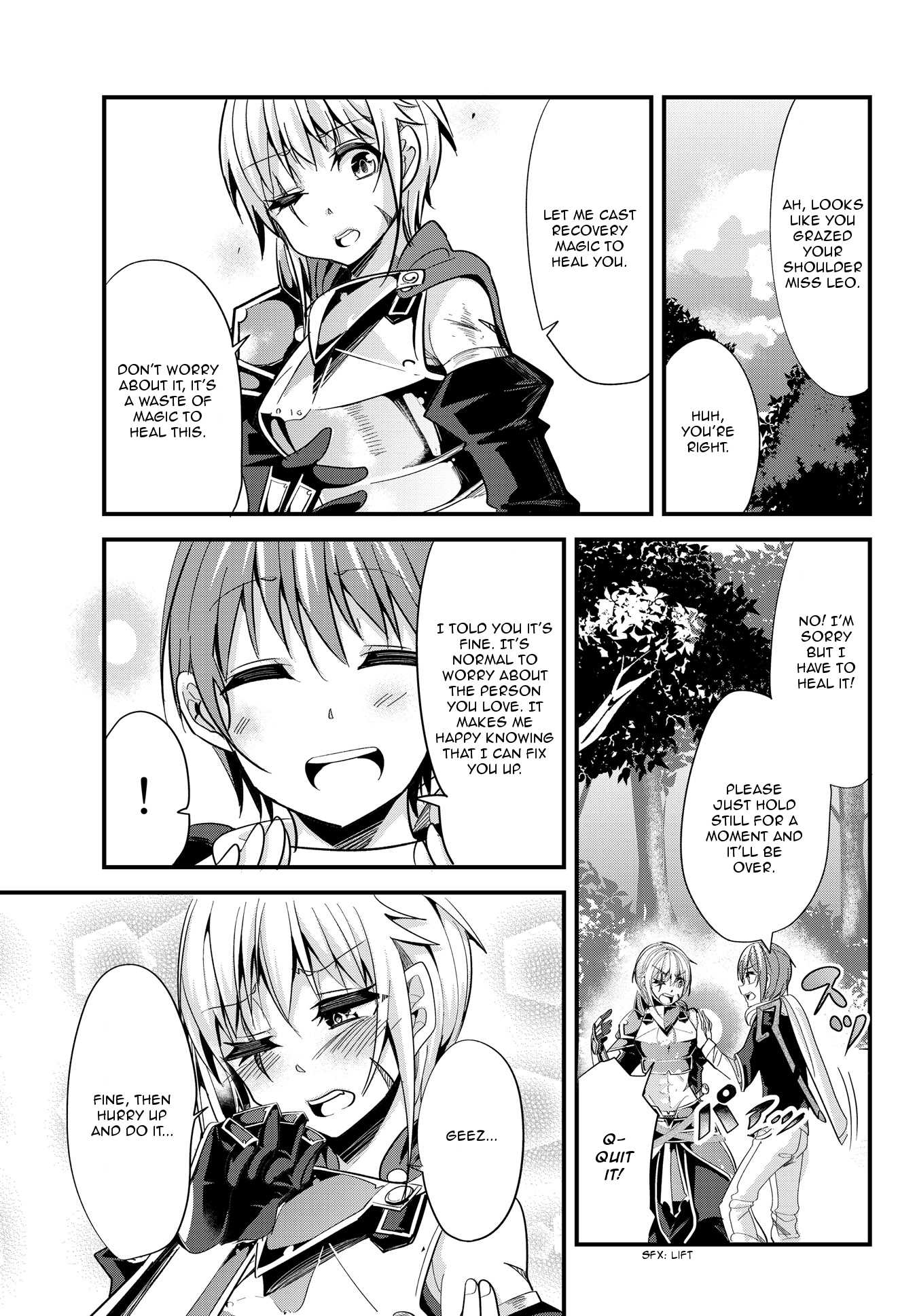 A Story About Treating a Female Knight Who Has Never Been Treated as a Woman as a Woman Chapter 44 page 1 - Chapter 44: The Female Knight and No Talking