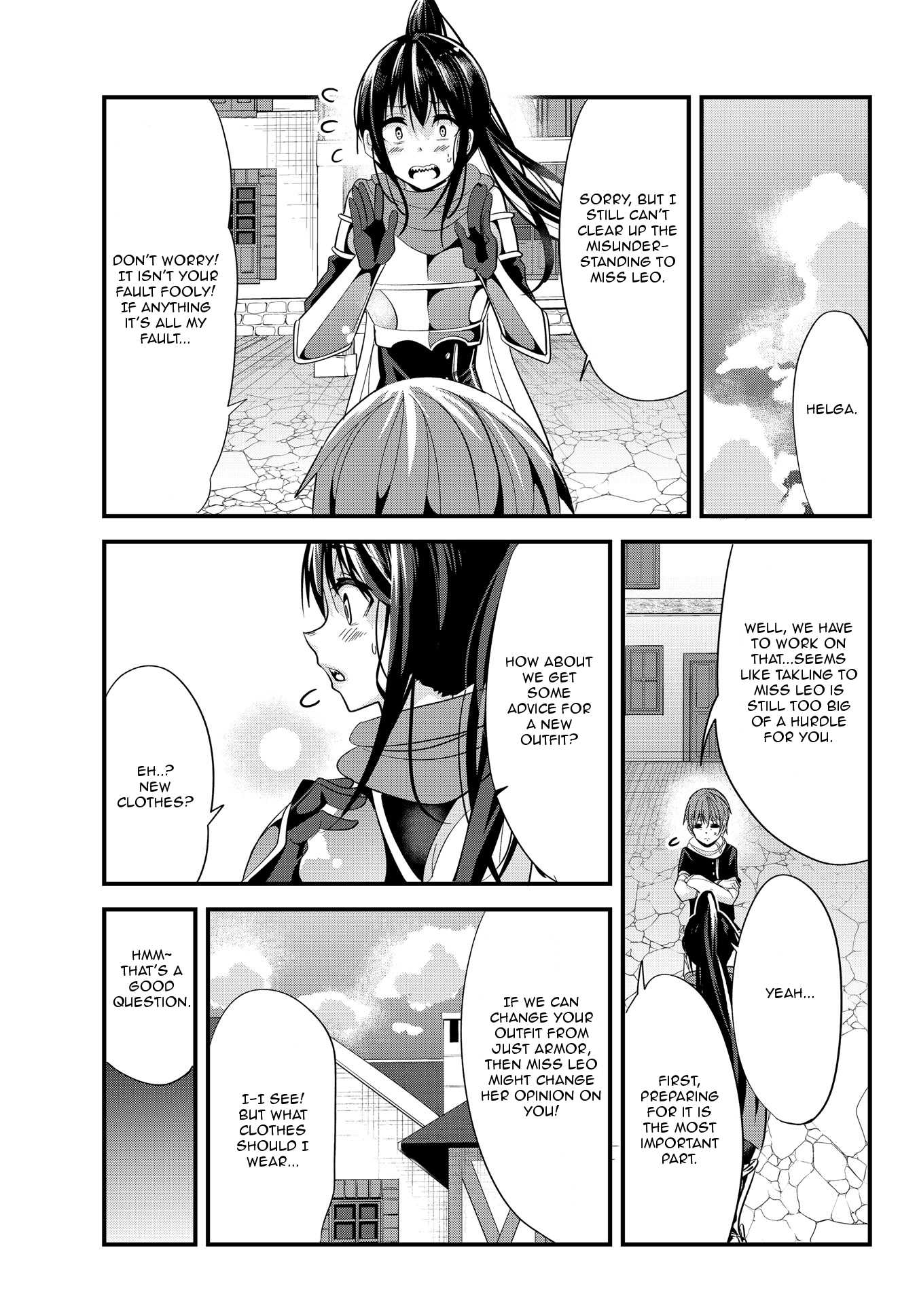 A Story About Treating a Female Knight Who Has Never Been Treated as a Woman as a Woman Chapter 45 page 1 - Chapter 45: The Berserk Blade and a Makeover