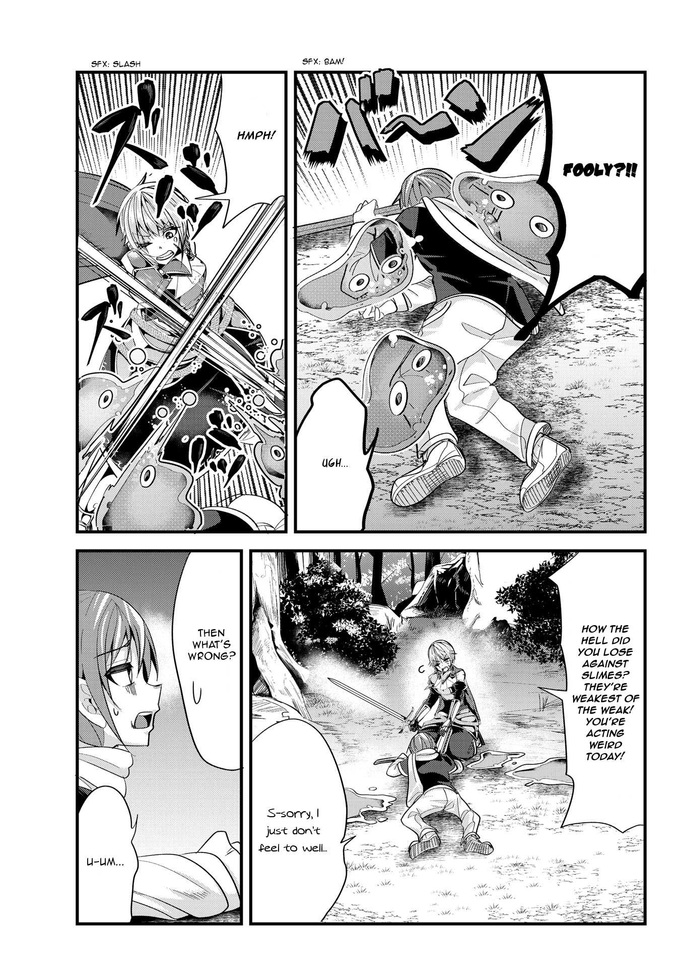 A Story About Treating a Female Knight Who Has Never Been Treated as a Woman as a Woman Chapter 47 page 1 - Chapter 47: The Female Knight and a Stomach Band