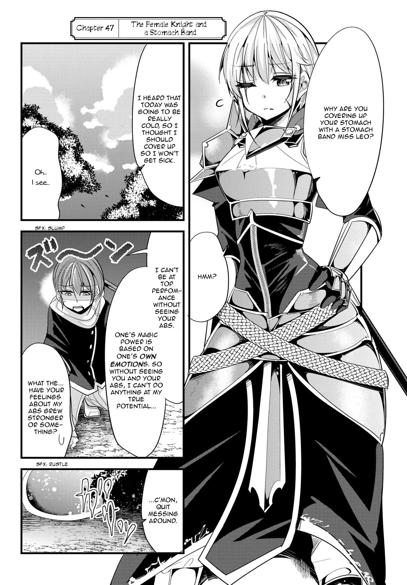 A Story About Treating a Female Knight Who Has Never Been Treated as a Woman as a Woman Chapter 47 page 2 - Chapter 47: The Female Knight and a Stomach Band