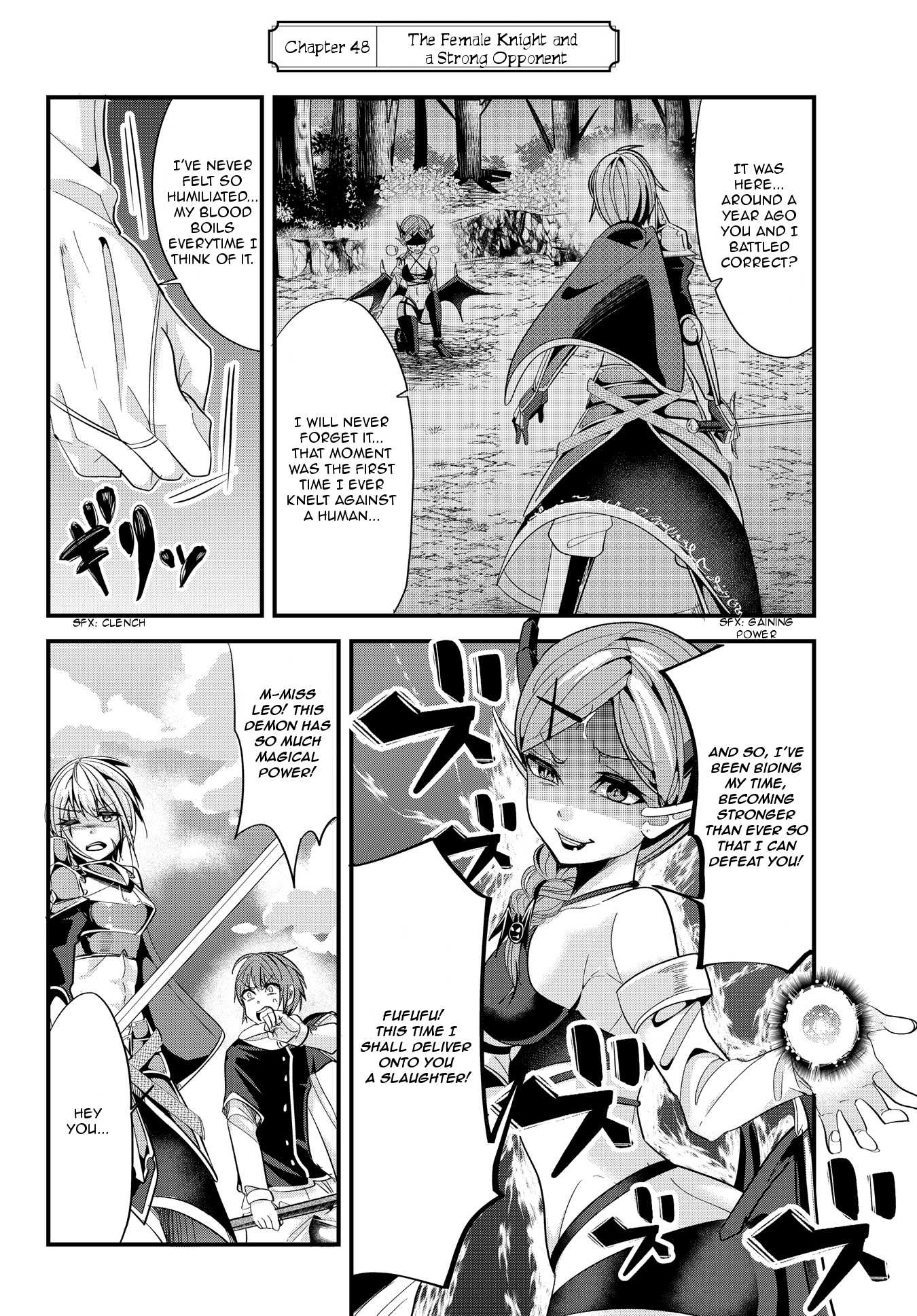 A Story About Treating a Female Knight Who Has Never Been Treated as a Woman as a Woman Chapter 48 page 2 - Chapter 48: The Female Knight and a Strong Opponent
