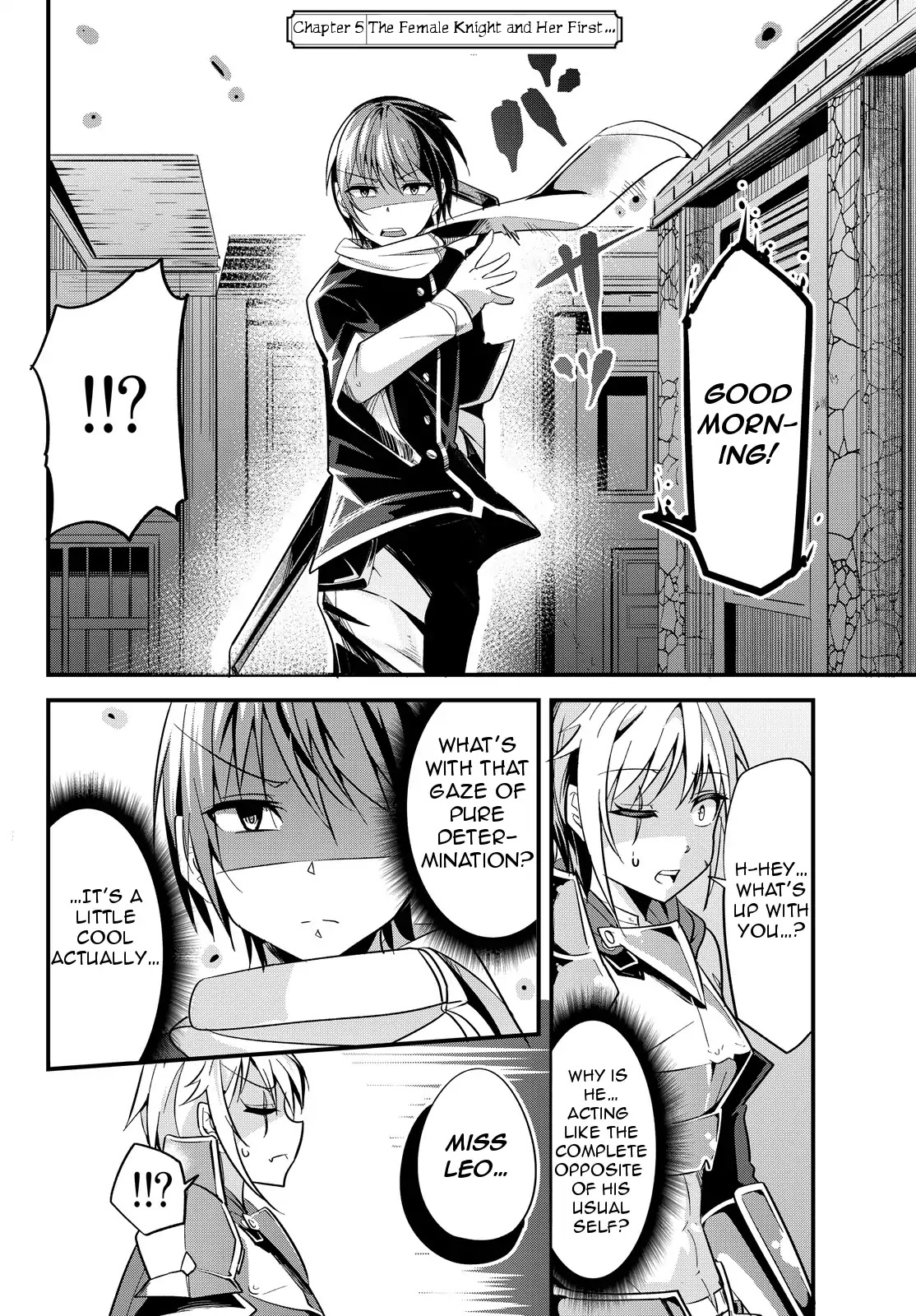 A Story About Treating a Female Knight Who Has Never Been Treated as a Woman as a Woman Chapter 5 page 2 - Chapter 5: The Female Knight and Her First...