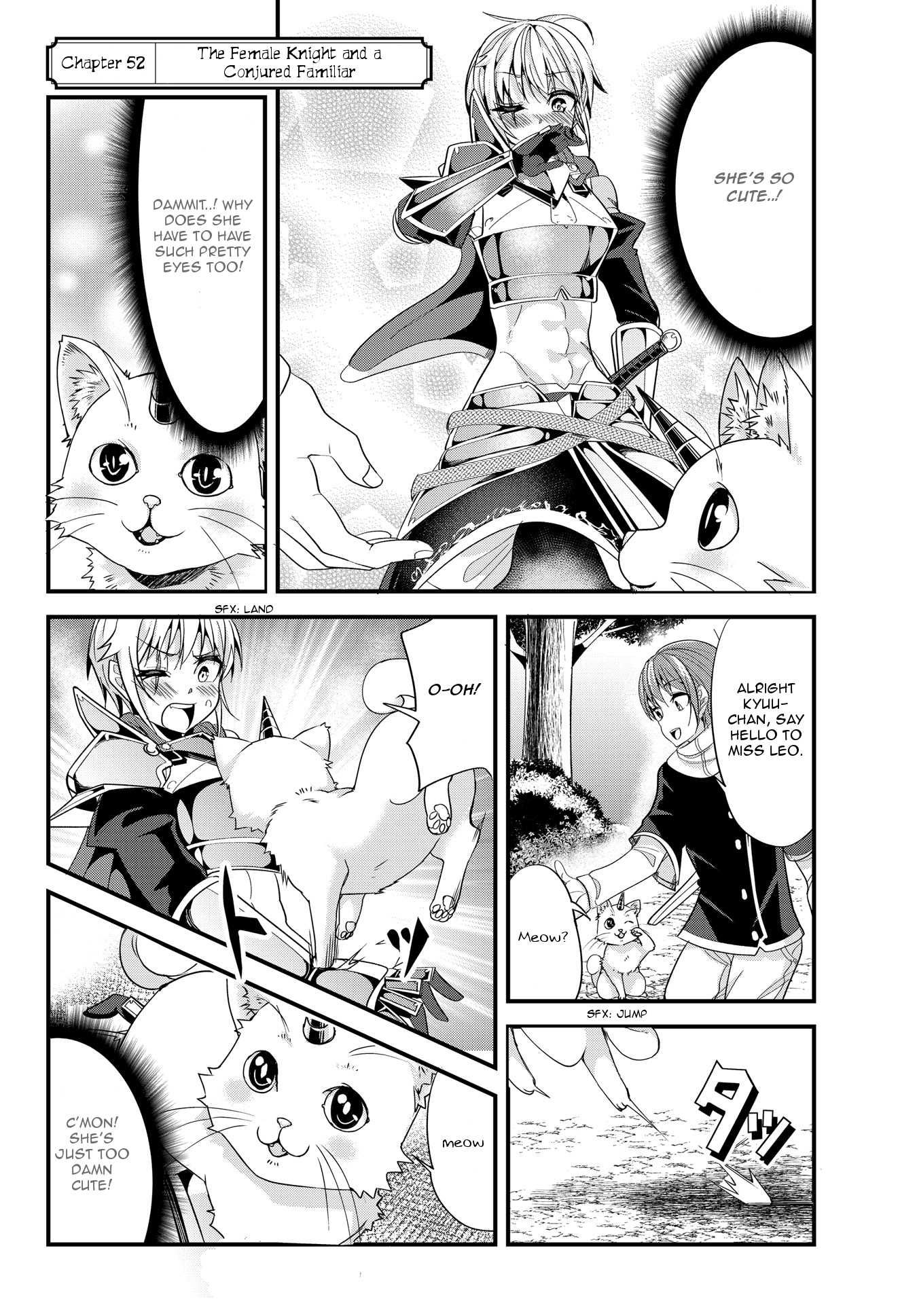 A Story About Treating a Female Knight Who Has Never Been Treated as a Woman as a Woman Chapter 52 page 2 - Chapter 52: The Female Knight and a Conjured Familiar