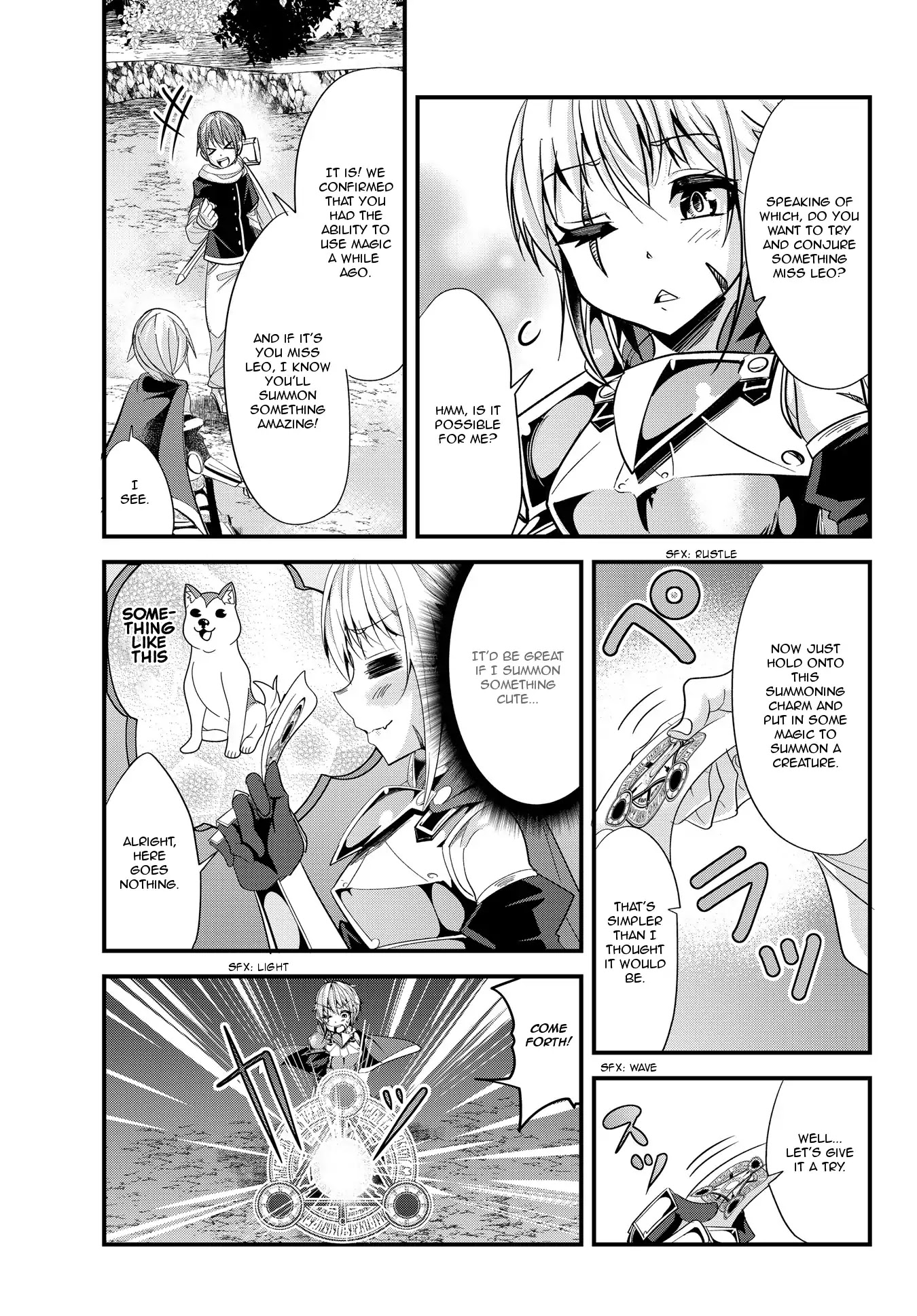 A Story About Treating a Female Knight Who Has Never Been Treated as a Woman as a Woman Chapter 53 page 1 - Chapter 53: The Female Knight and a Belphegor