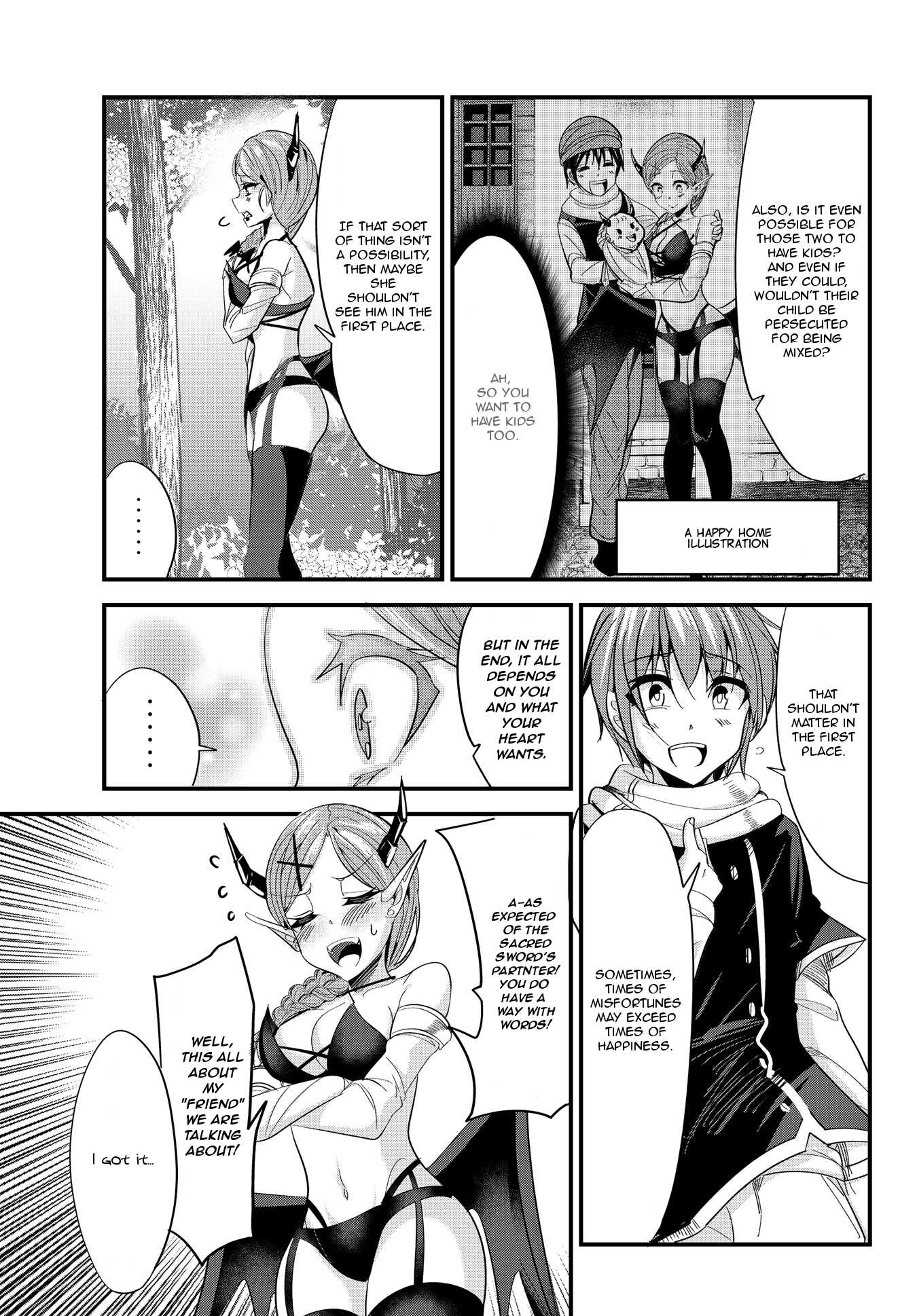 A Story About Treating a Female Knight Who Has Never Been Treated as a Woman as a Woman Chapter 55 page 5 - Chapter 55: The Demon and Talking About Love